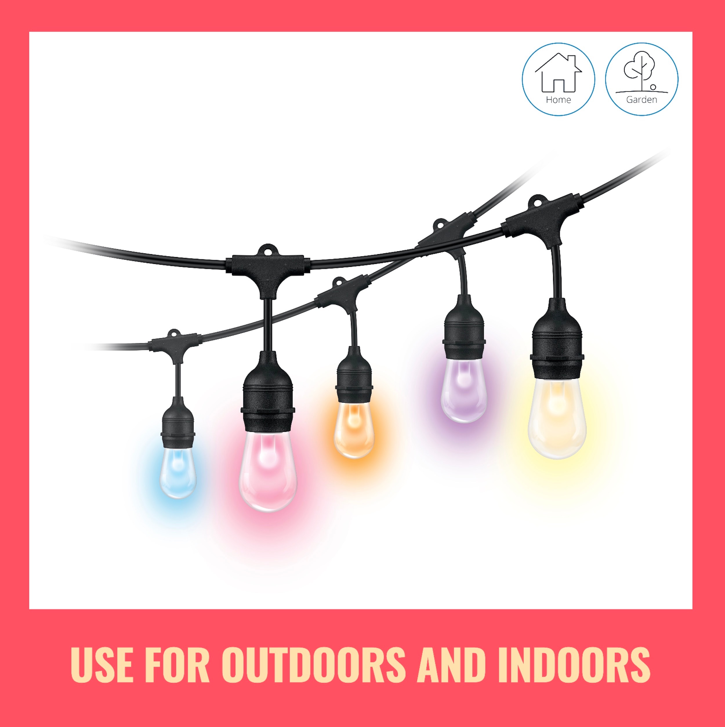 WiZ 604363 Patio-String-Lights - View #5