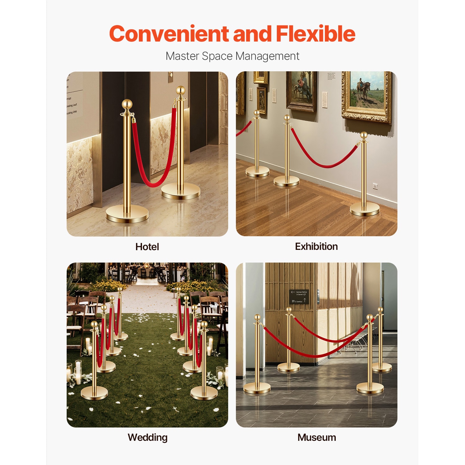VEVOR SCQTGLZDSDJS13089V0 Commericial-Crowd-Control-Barriers - View #5