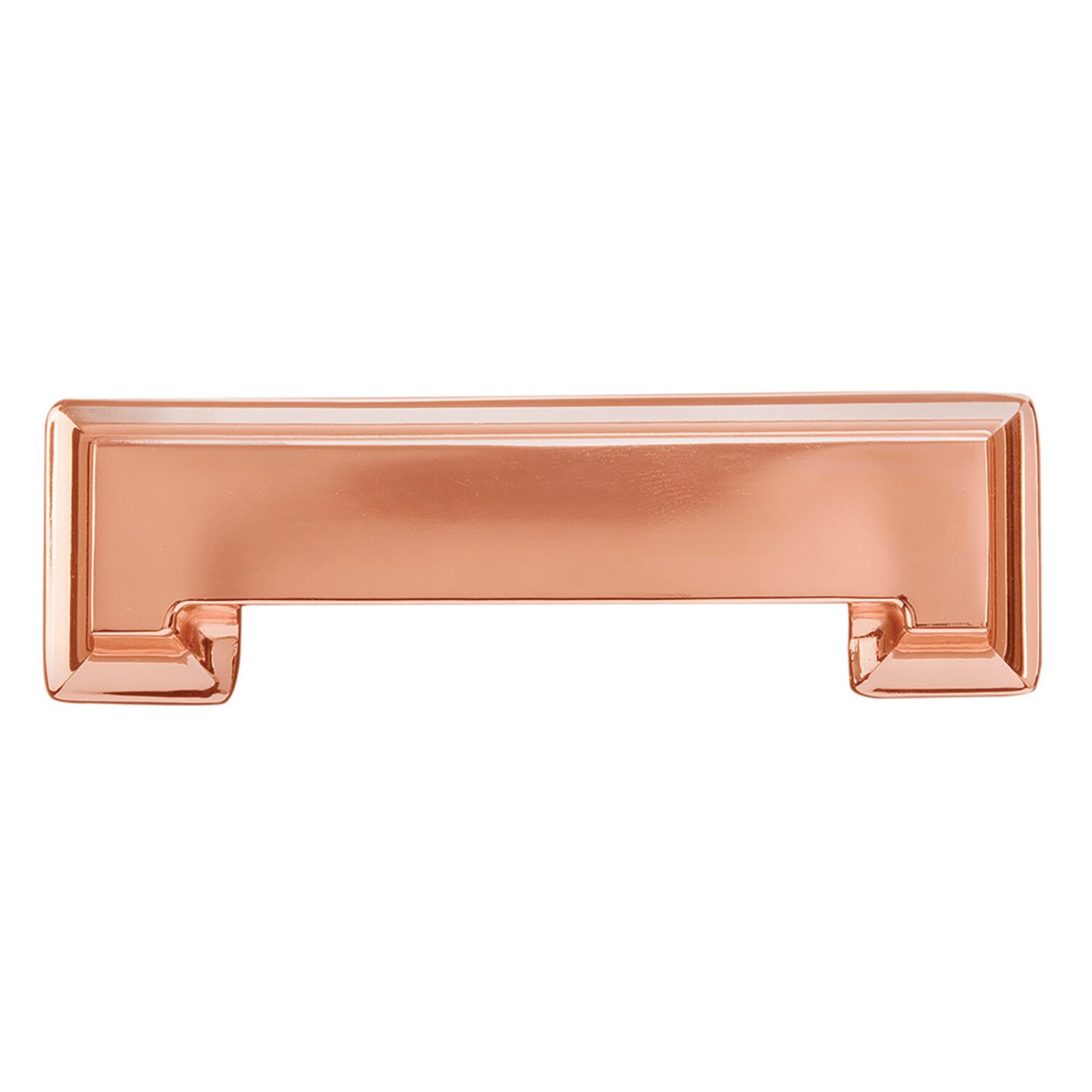 Studio Collection 3 in. And 96 mm Center-to-Center Polished Copper Cabinet Pull