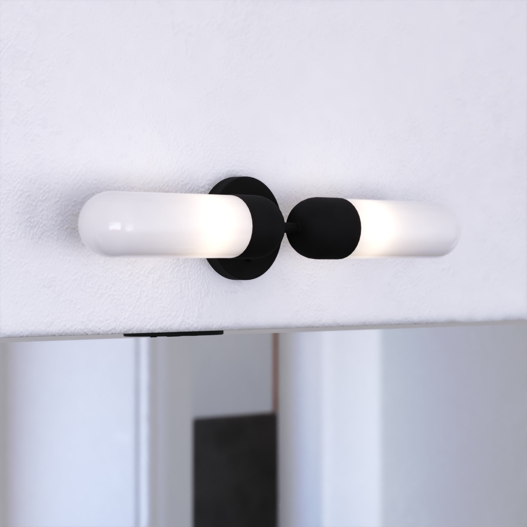 Cascadia W0481 Thalia 24.75-in 2 -Light Matte White Modern/contemporary Vanity light