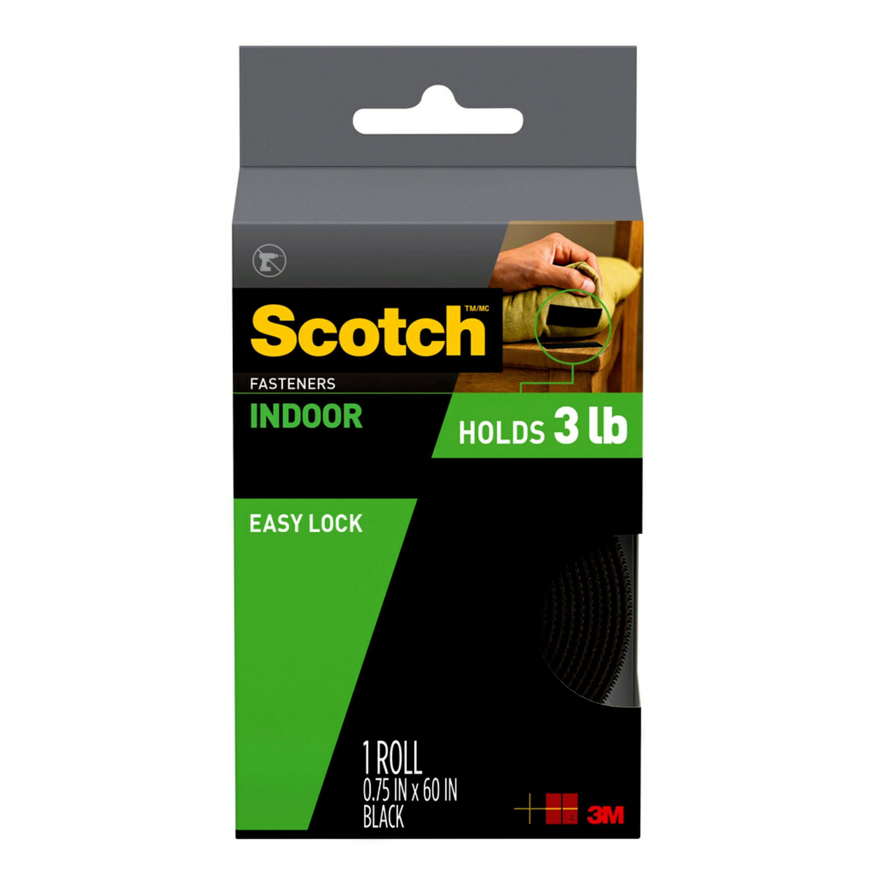 Scotch Indoor fastener 60-in Black Hook and Loop Fastener 3-lb Weight  Capacity in the Specialty Fasteners & Fastener Kits department at