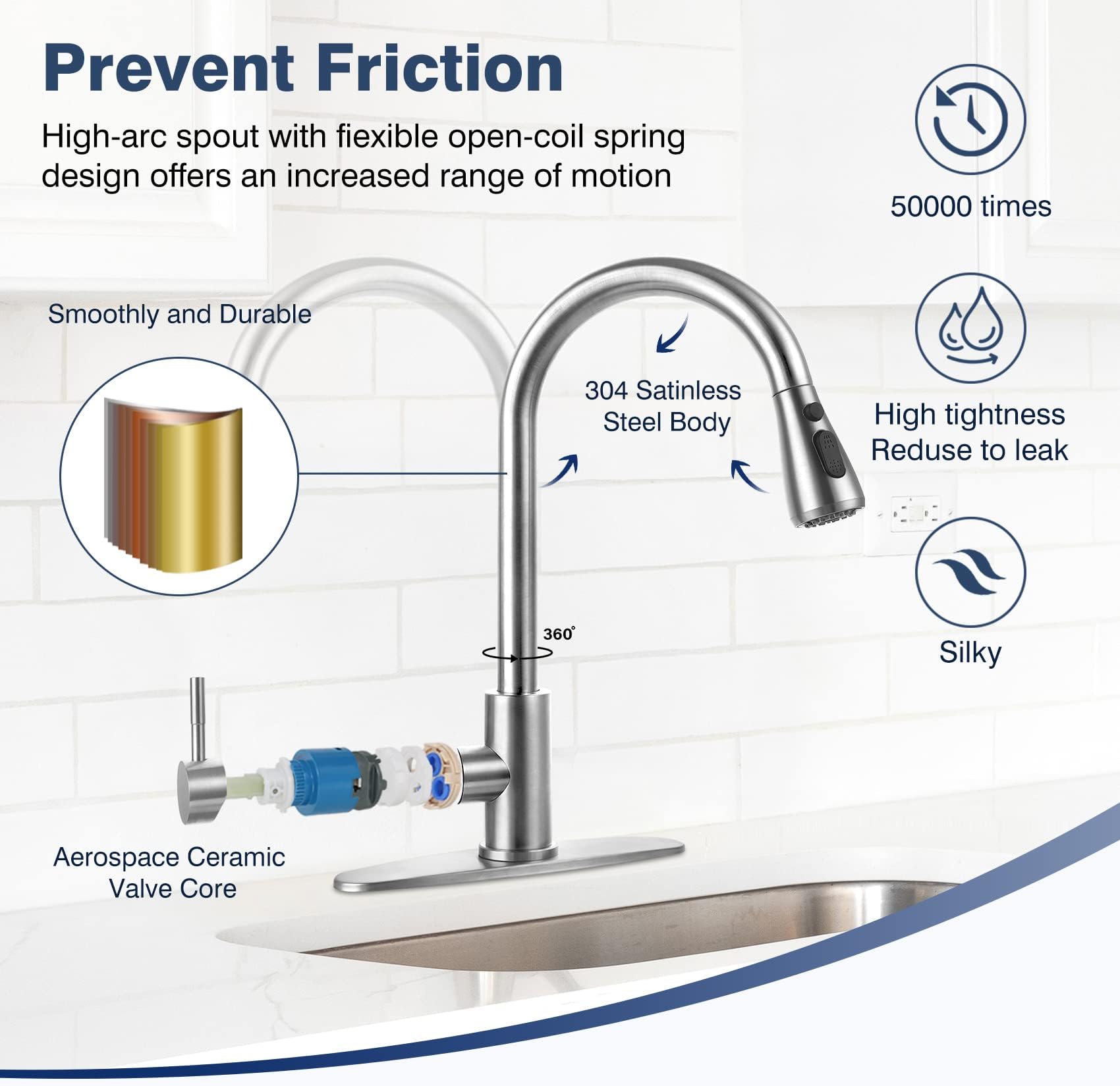 Afoxsos LAF0126K09 Kitchen-Faucets - View #2