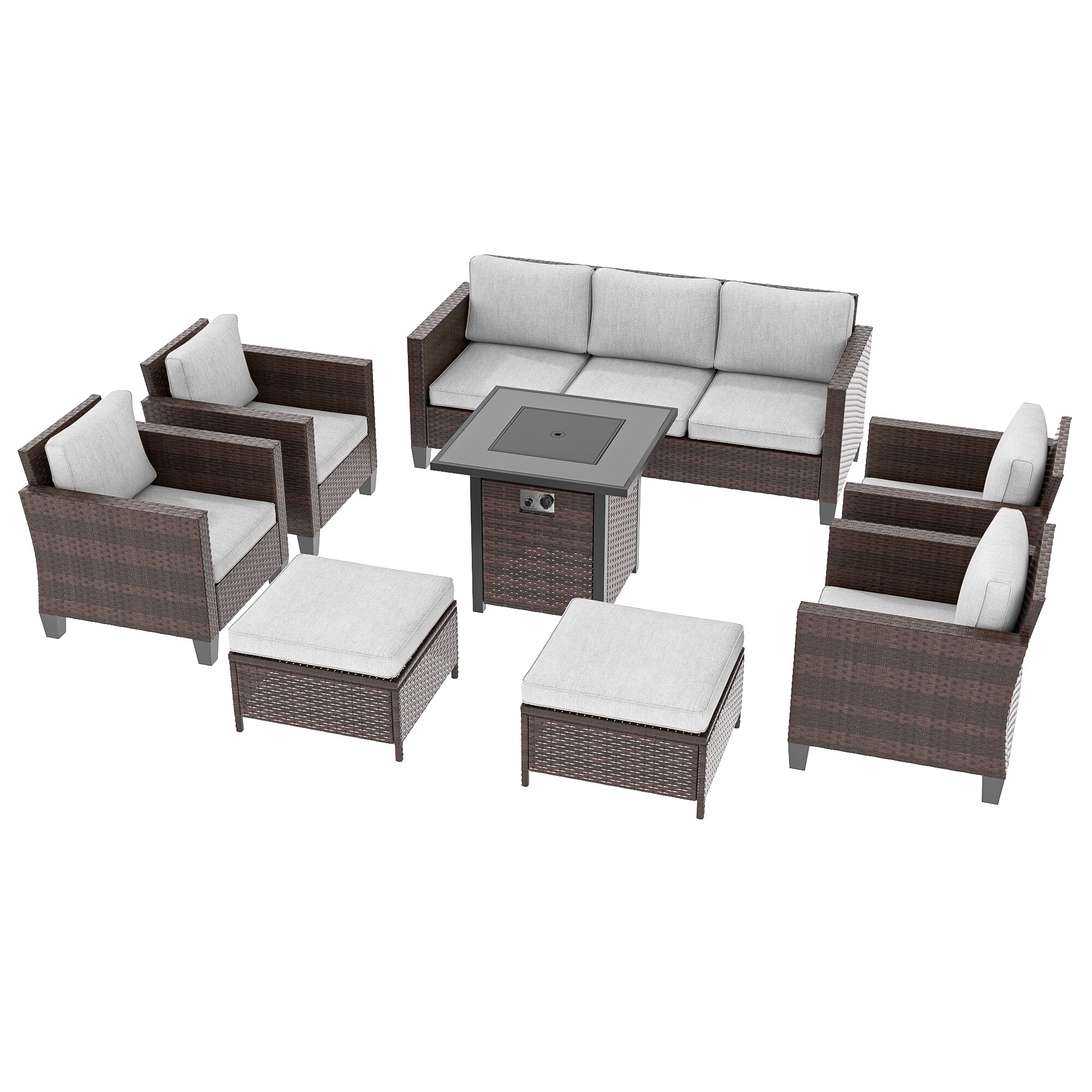 Sonkuki SD-PS-115BLY-S2T4 Patio-Conversation-Sets - View #3