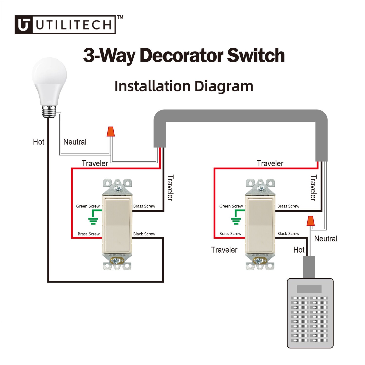 Utilitech 1005S-LA10 Lighting-Controls - View #5