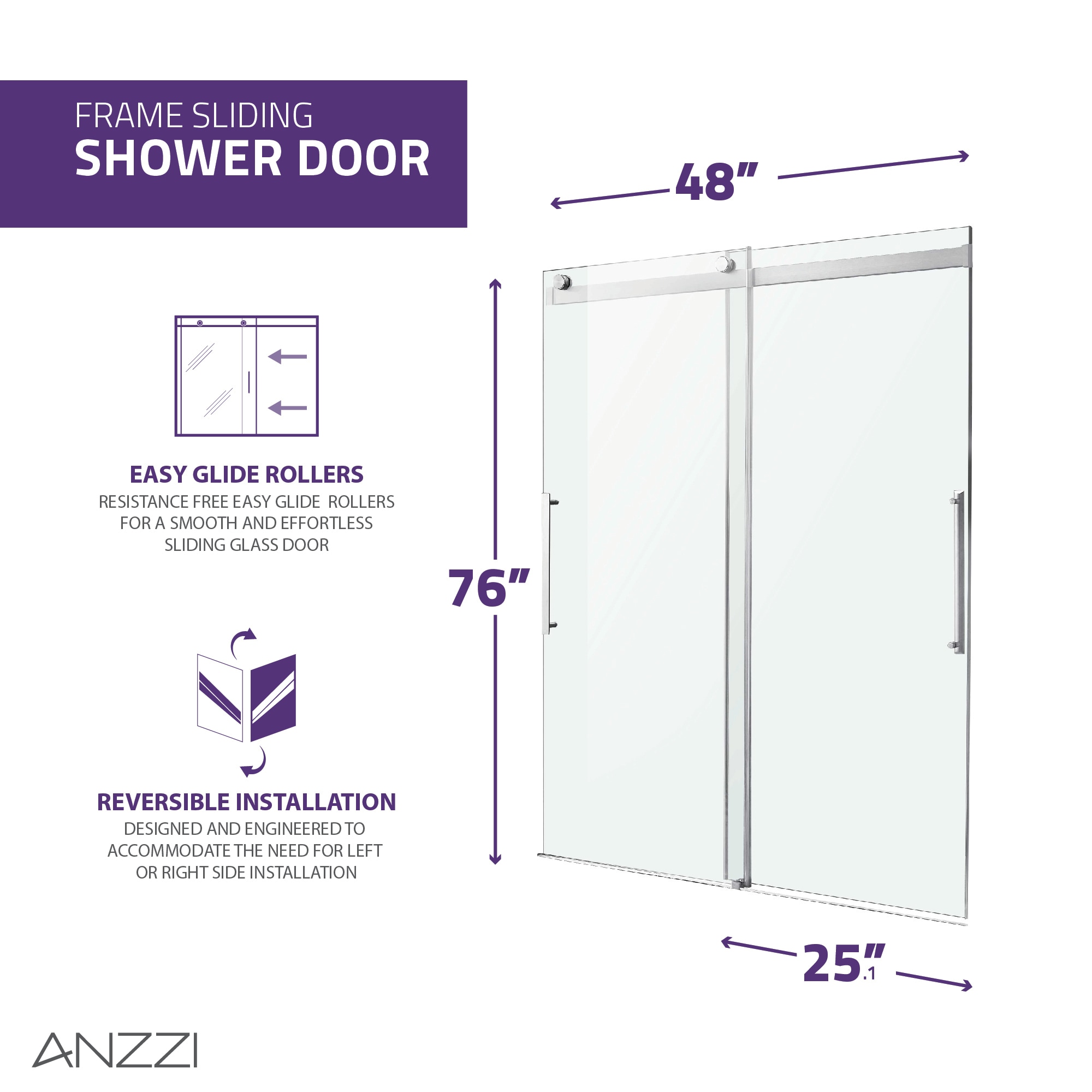 ANZZI SD-FRLS05901BN Shower-Doors - View #5