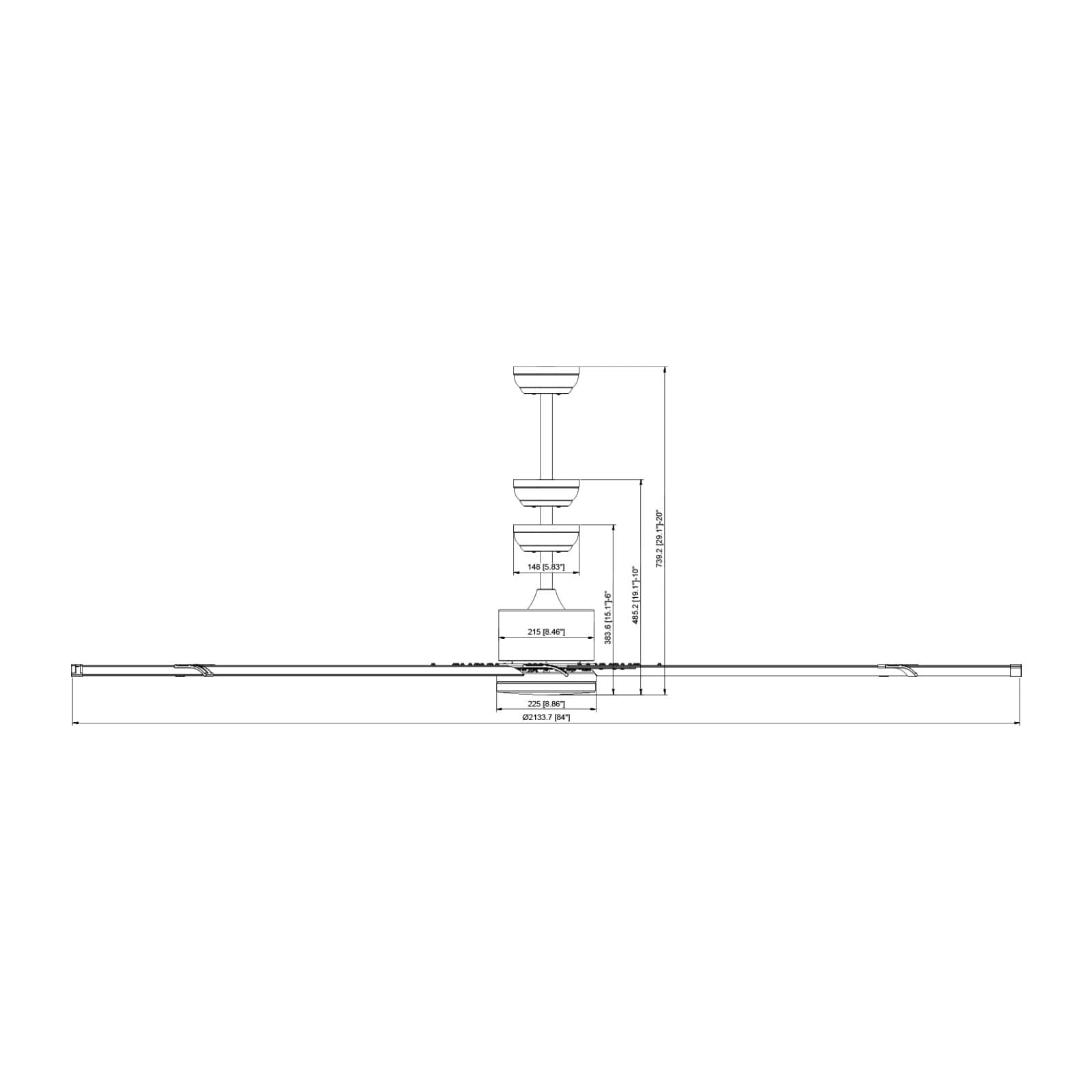 Mecale VOL-6INDYW Ceiling-Fans - View #11