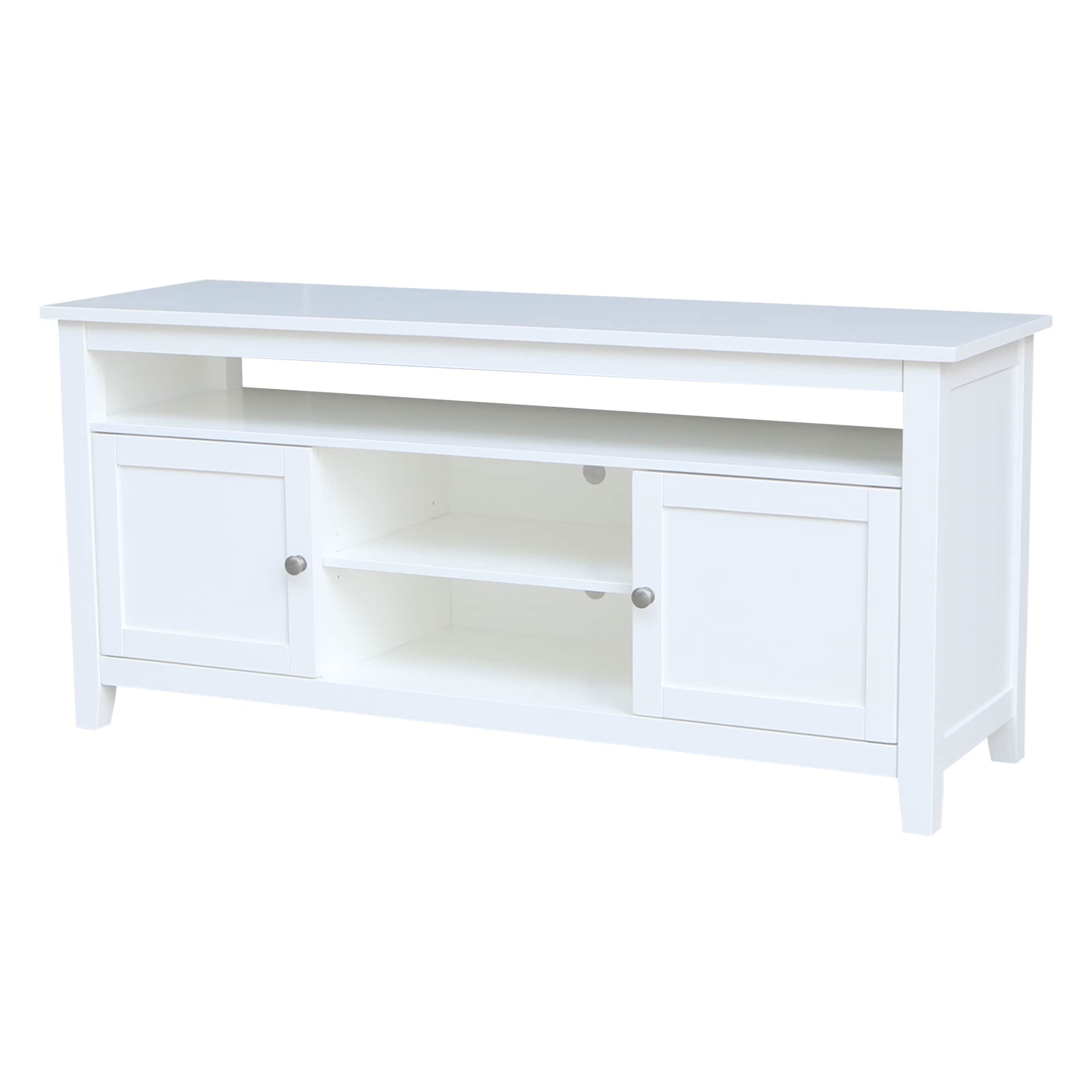 International Concepts TV08-51 Traditional White TV cabinet ( Accommodates TVs up to 60-in )