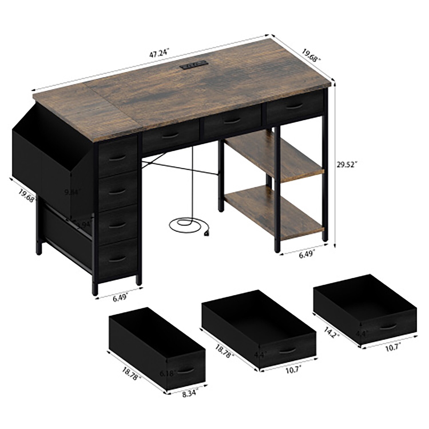 GZMR GZ-JV10523BK desks - View #5