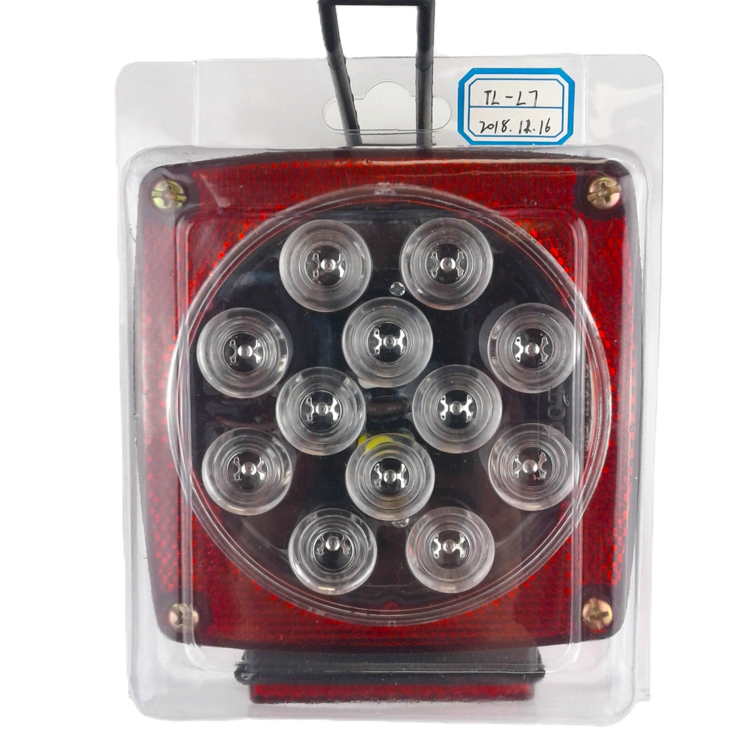 Uriah Products Clear LED Stop/Turn/Tail Trailer Light for Trailers Over 80 in., Street Side