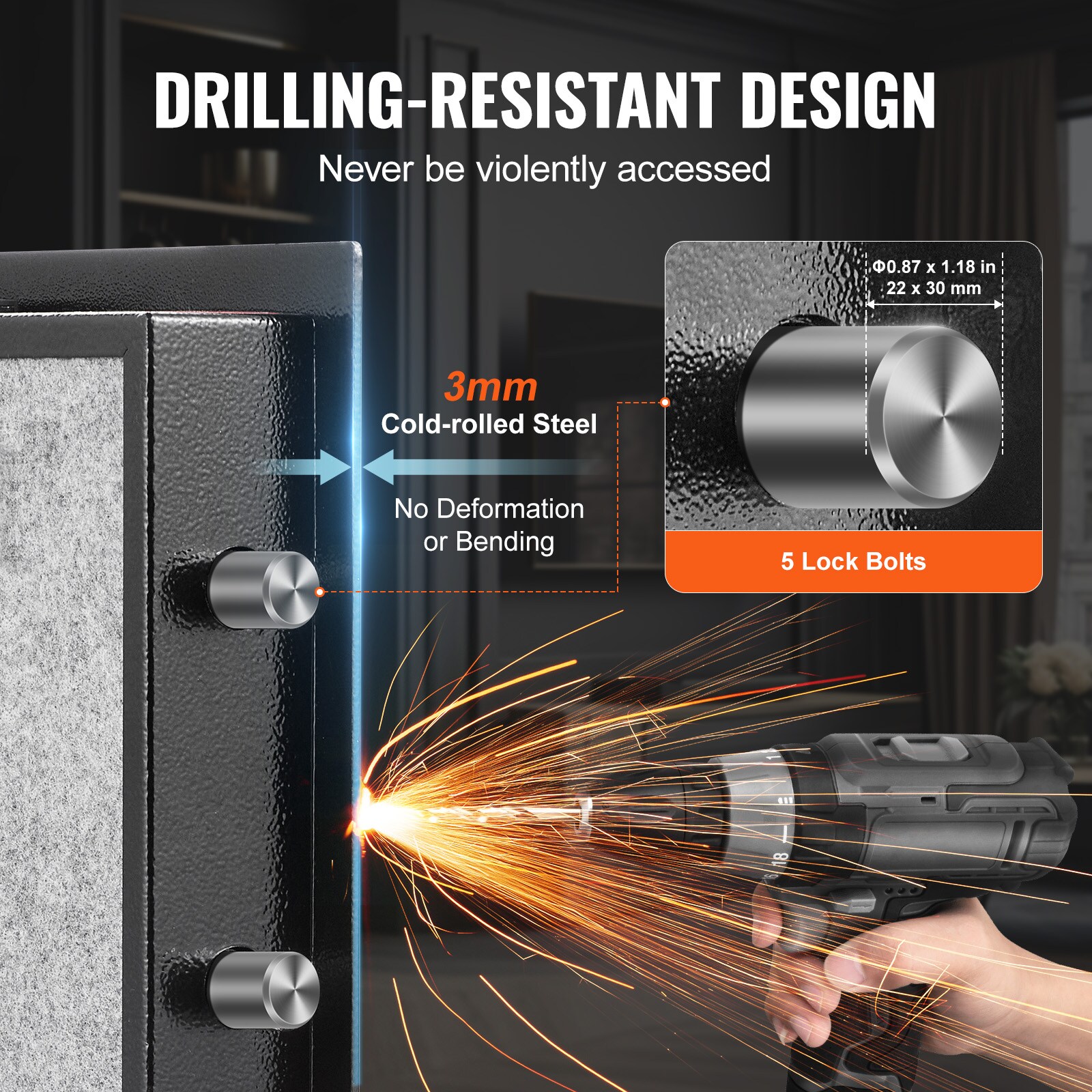 GIVIMO ZMLW014GIVSS1614 Floor-Wall-Safes - View #4