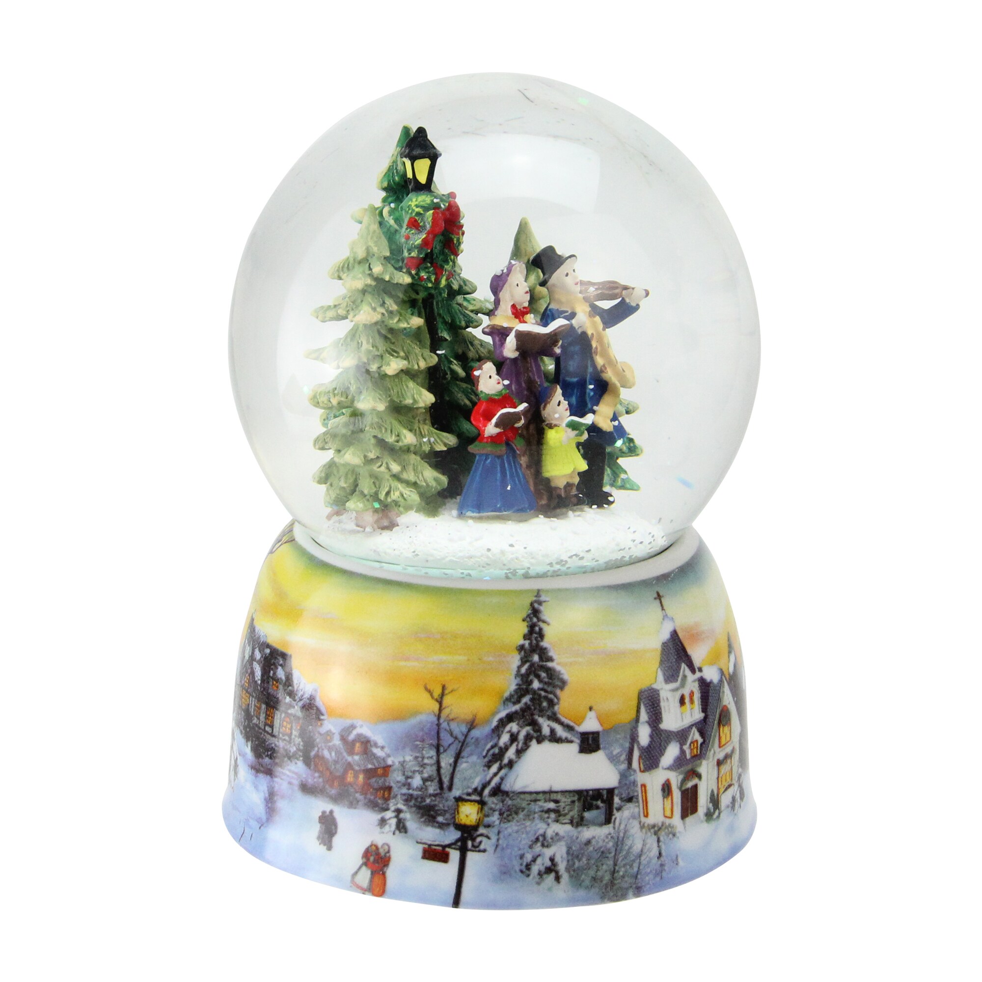 Northlight 6-in Musical Decoration Carolers Battery-operated Christmas ...