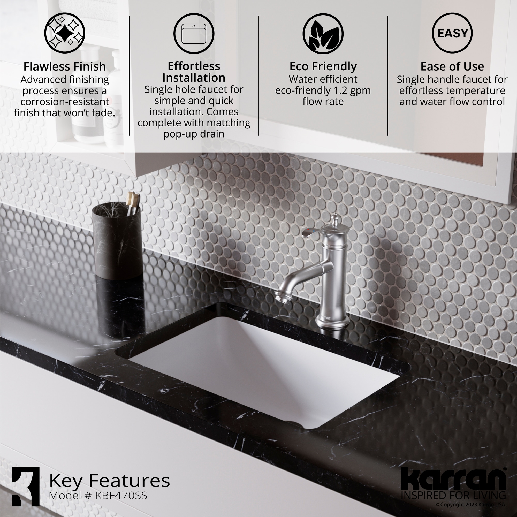 Karran KBF470SS Lavatory-Faucets - View #6