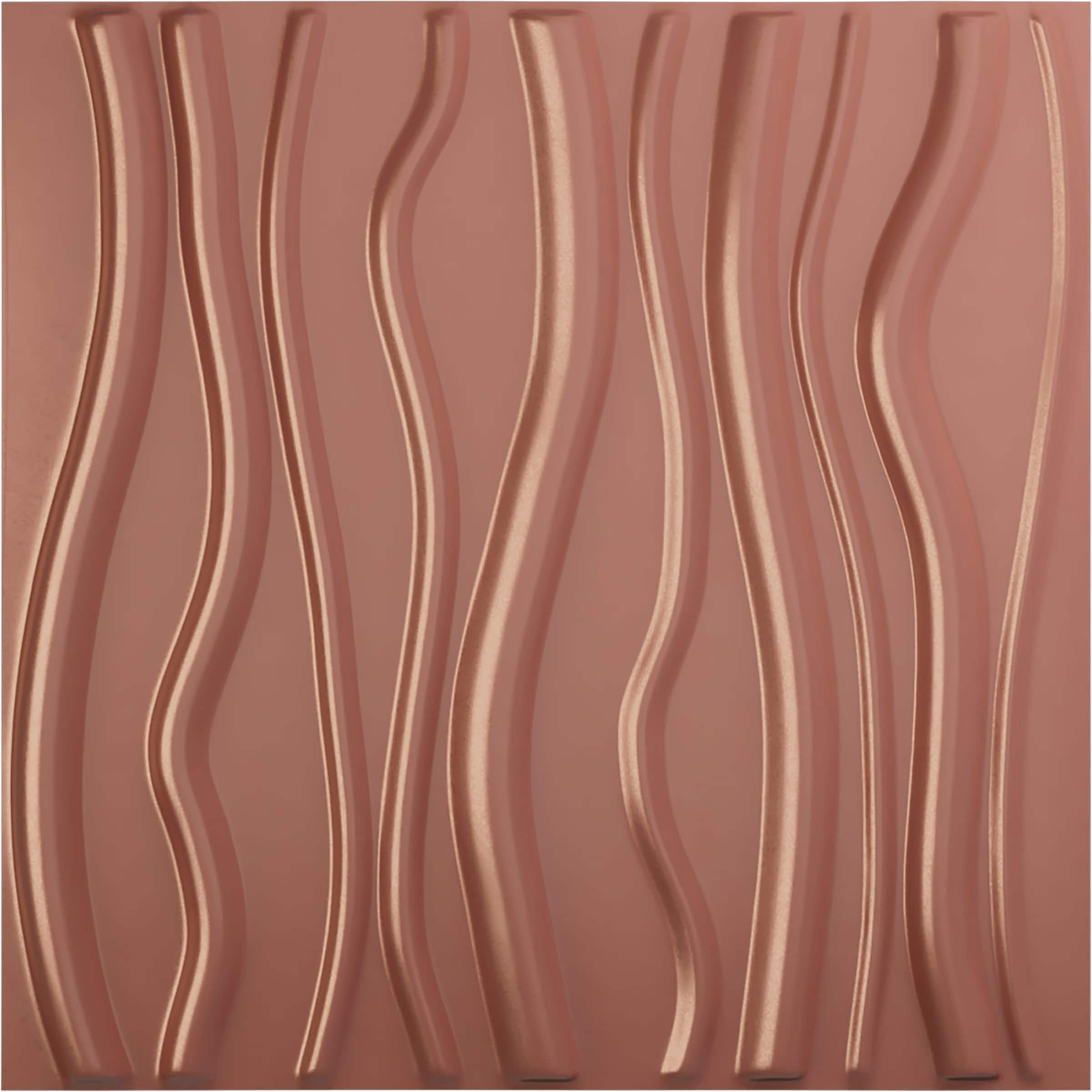 Ekena Millwork WP20X20JAFCP 19-5/8-in x 19-5/8-in Embossed Paintable/Stainable Pink PVC Abstract Wall Panel ( 2.67-sq ft )