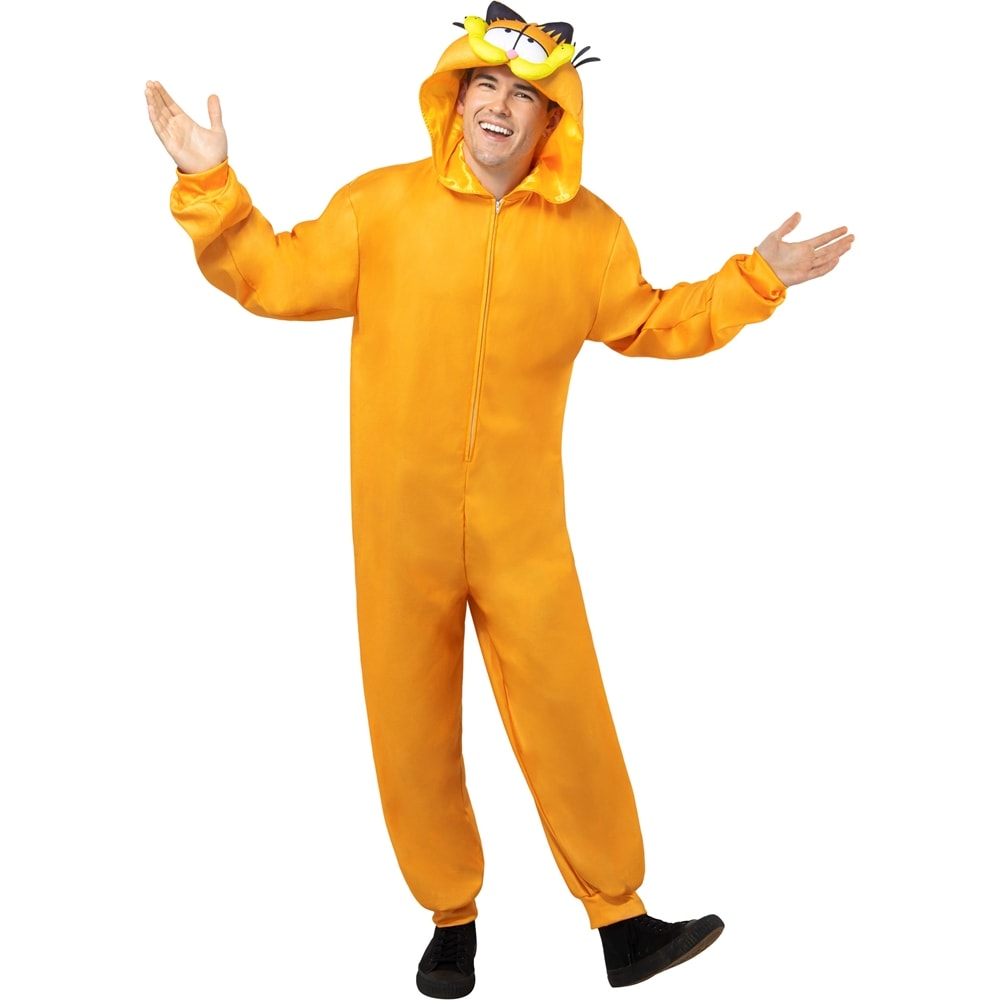 Rubie's Costumes L/XL Ostrich Cat Polyester Adult Unisex Costume Set -  Orange Jumpsuit and Headpiece in the Costumes department at