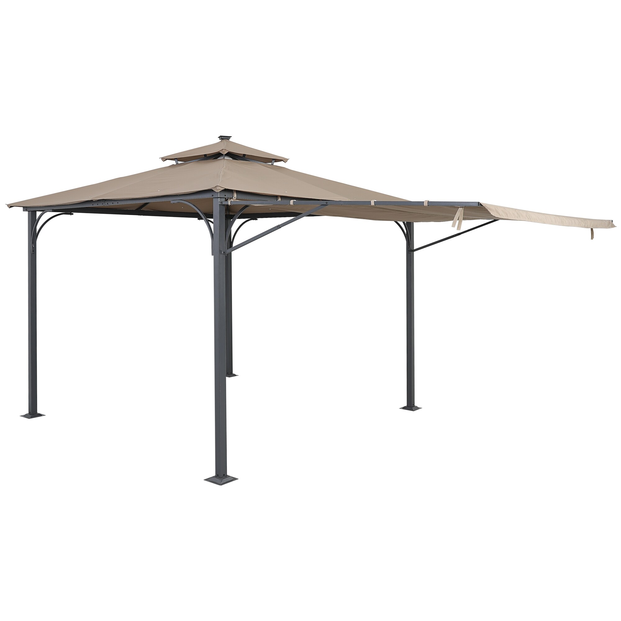 ModernLuxe L-WF280541AAD Wood-Resin-Gazebos - View #9