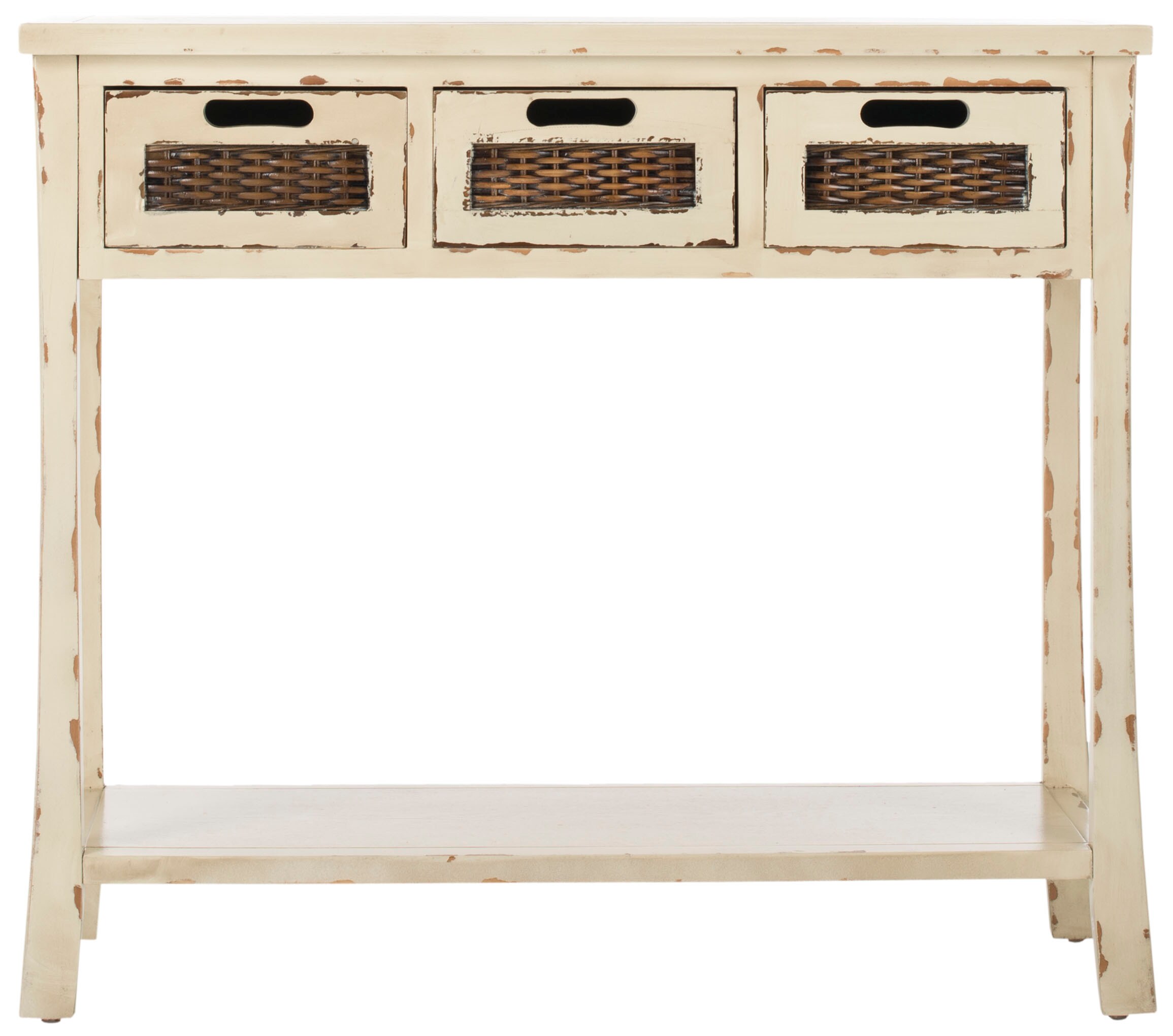 Safavieh AMH6510C Autumn Casual Vintage Cream Console table