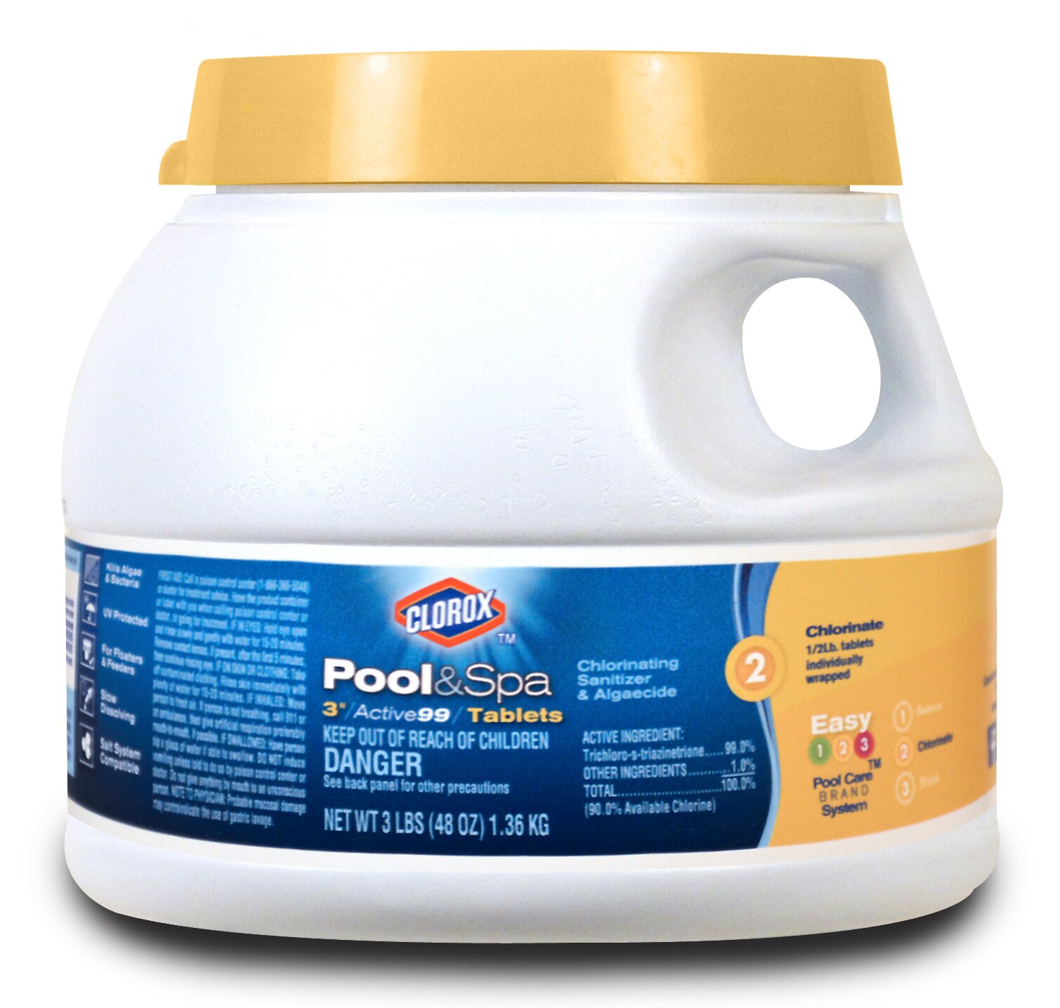 Clorox Pool&Spa 26439167661 3-lb 3-in Chlorine Tablets
