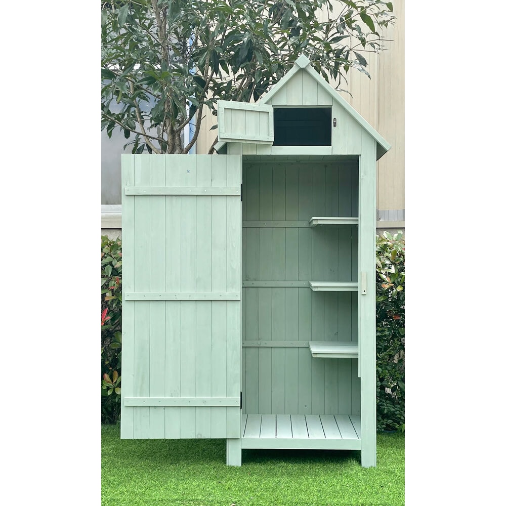 Hanover HANWS0102-GRN Small-Outdoor-Storage - View #10