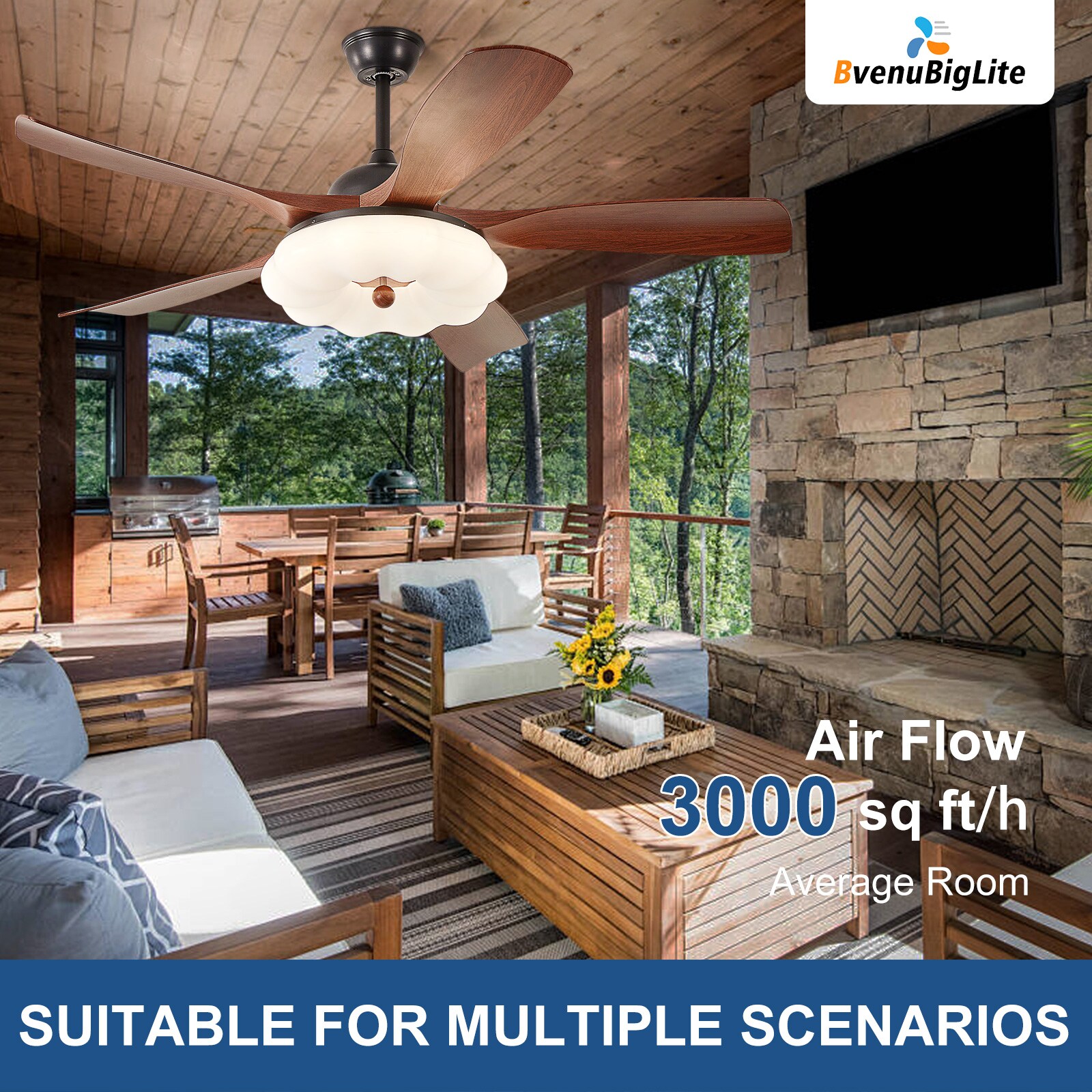 Dovanpaul 234-46B-BR Ceiling-Fans - View #5