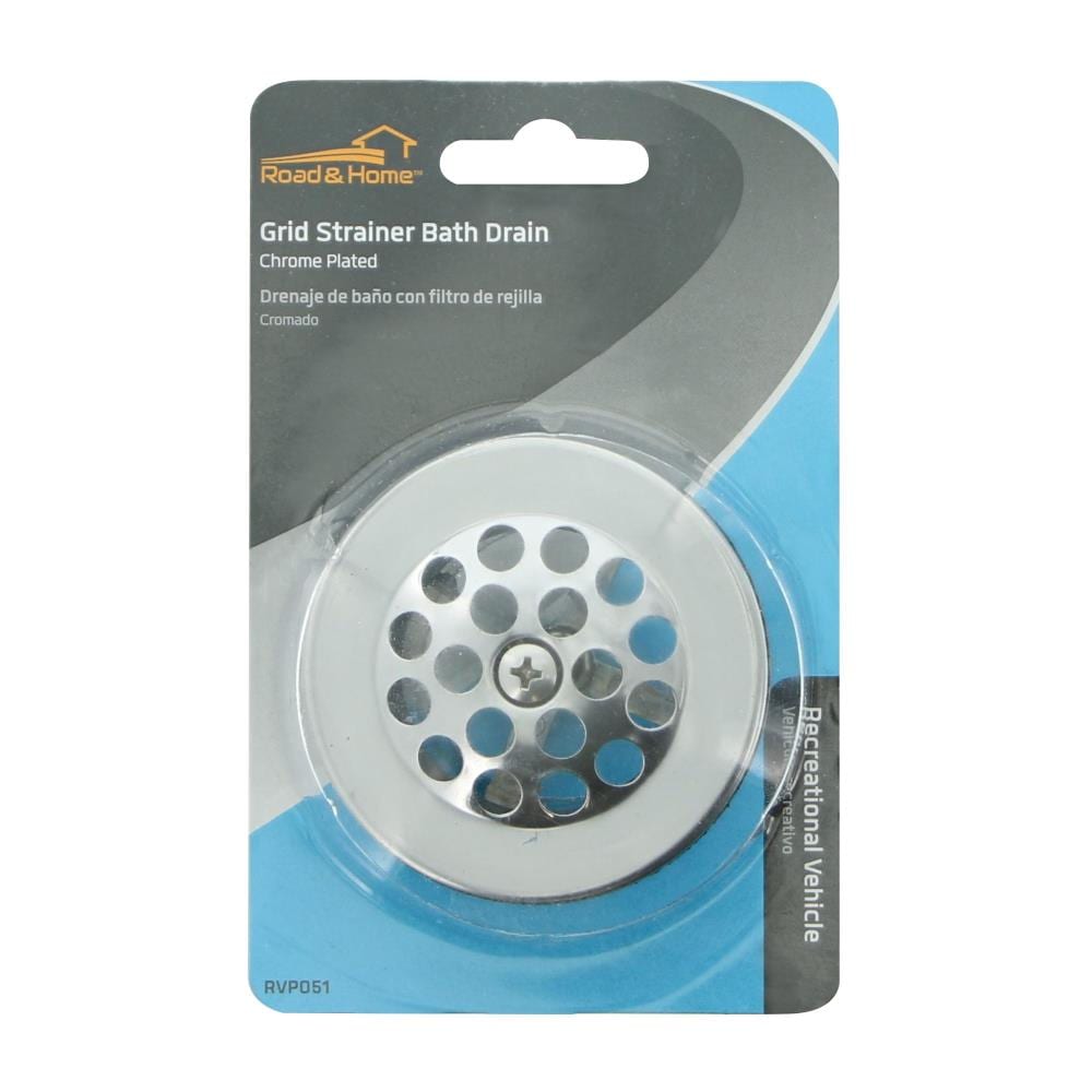 Chrome Plated Bathroom Drain Strainer