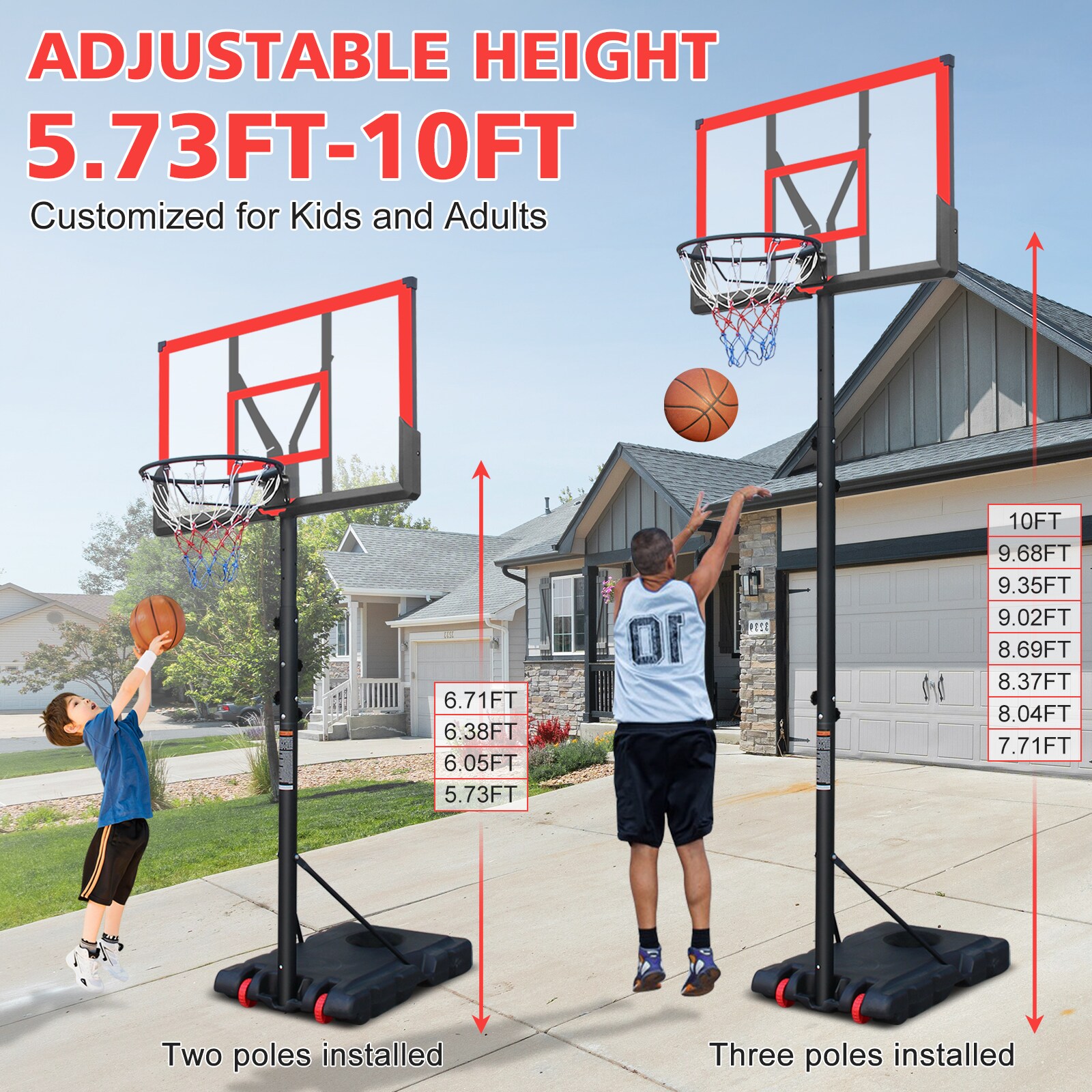 LOVMOR SF-WO-W2031P268958 Basketball-System - View #3