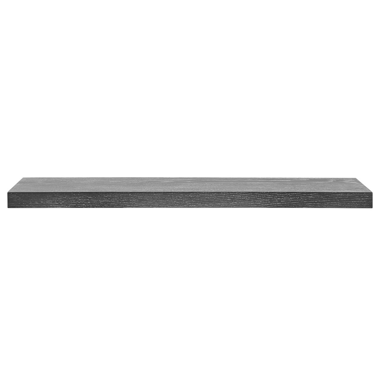 HomeRoots 4000400829 43.31-in L x 10.24-in D x 1.97-in H Gray Rectangular Floating Shelf