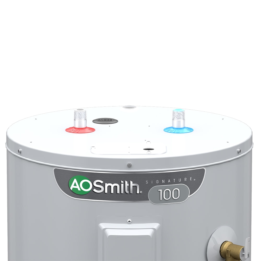 A.O. Smith Signature 100 30-Gallon Short 6-year Warranty 4500-Watt Double  Element Electric Water Heater in the Water Heaters department at