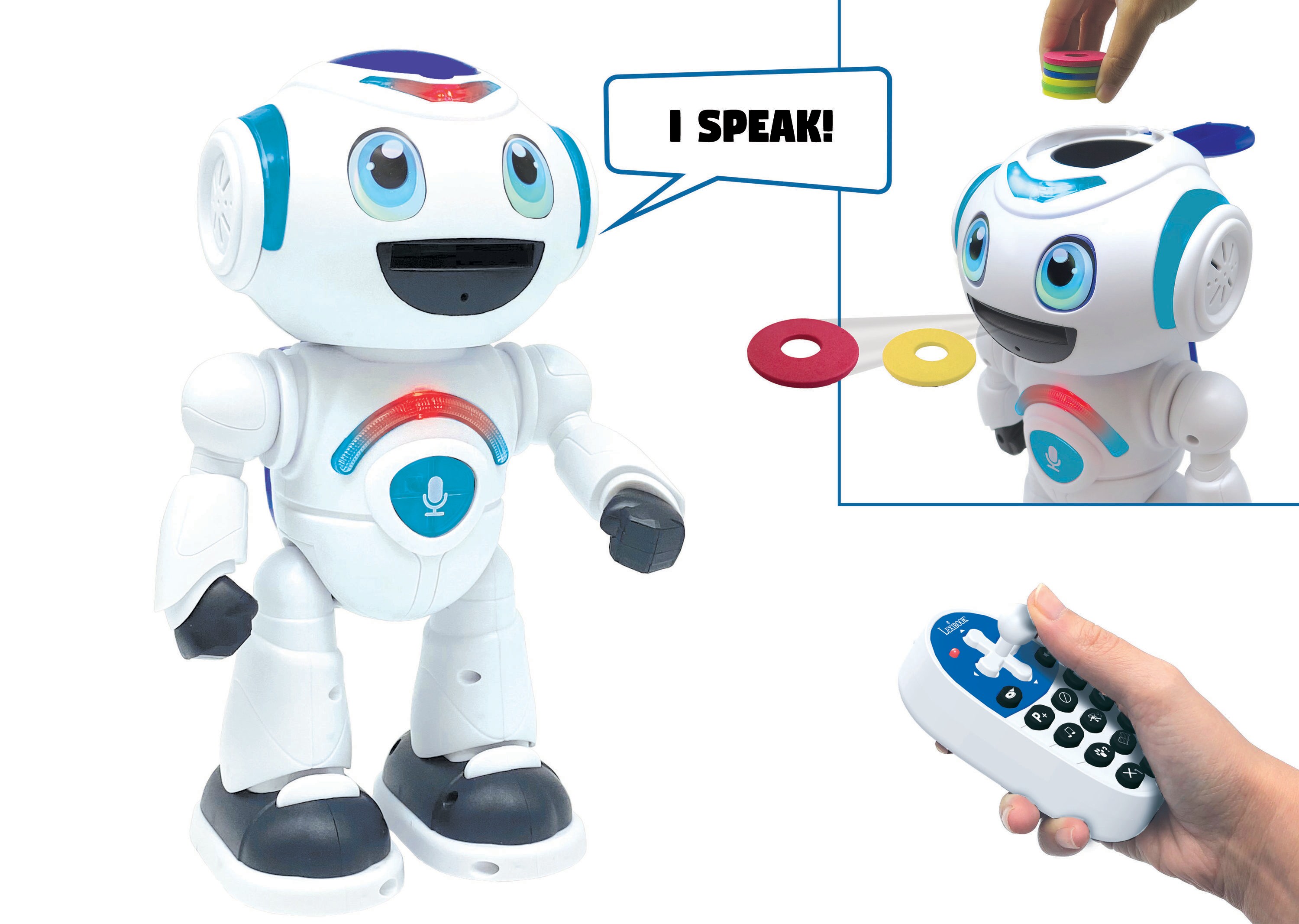 LEXIBOOK Smart Interactive Robot Toy with AI, Remote Control, Storytelling