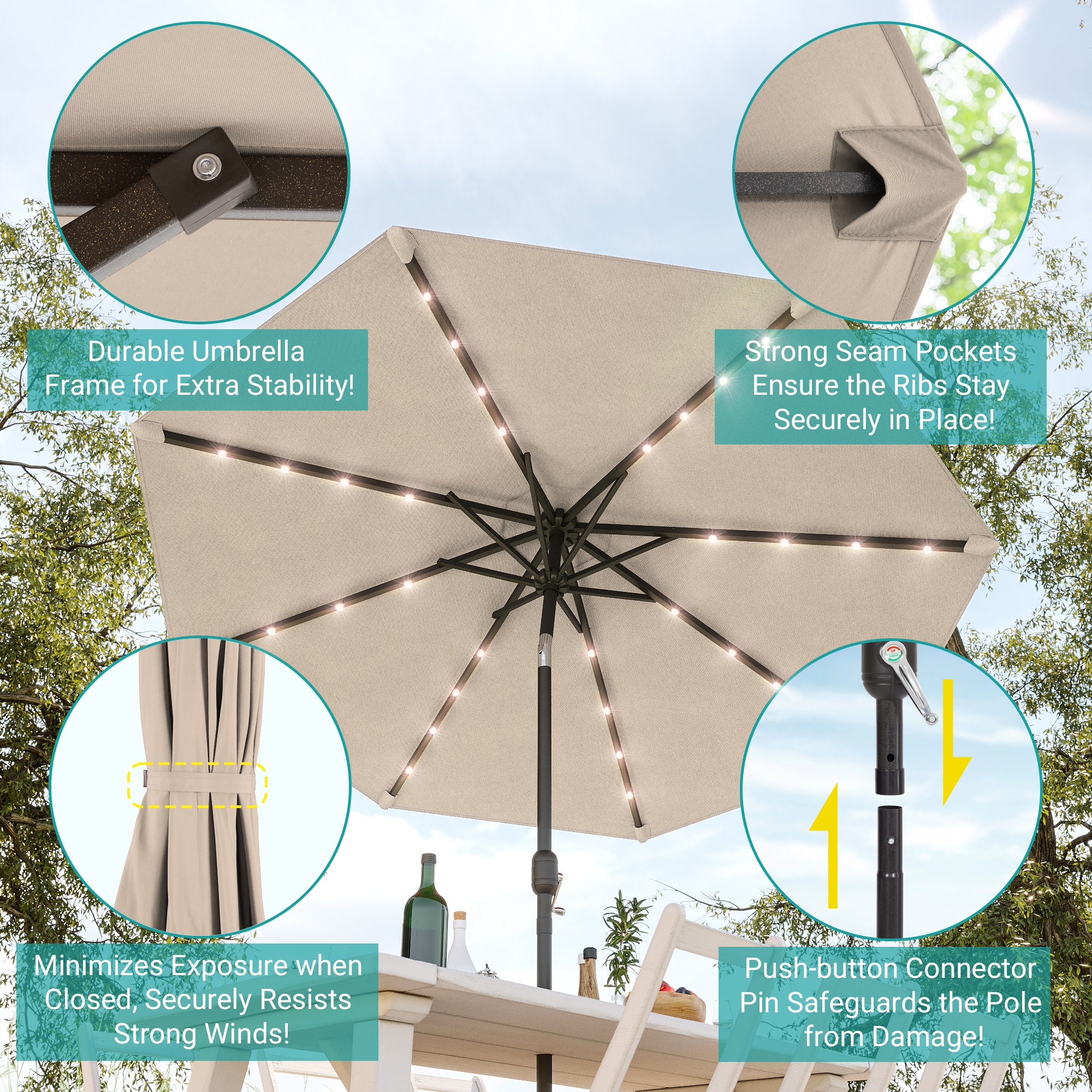ACEGOSES LW-LED69SD Umbrellas-2 - View #4