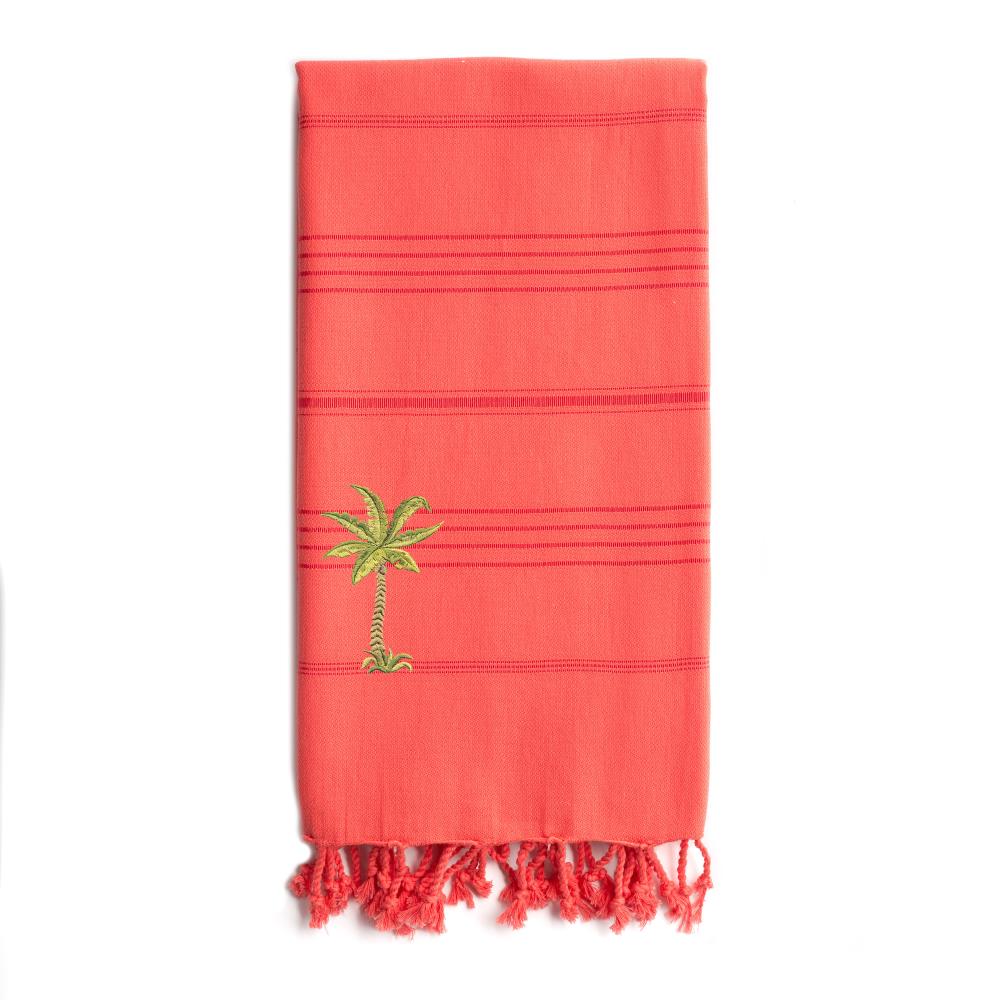 Turkish Cotton Beach Towel | Cacala, Red