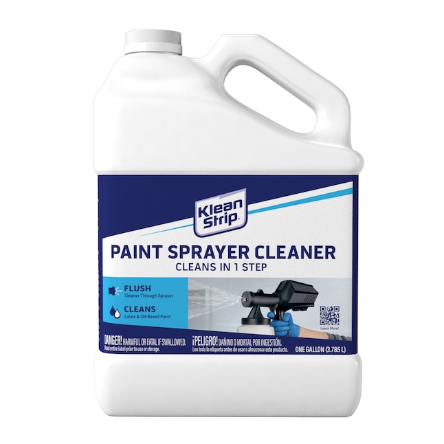 Klean Strip Klean-Strip Paint Sprayer Cleaner, 1 Gallon - Removes Oil-Based  Paint & Stain - Cleans Latex & Oil-Based Paint - Brush Cleaner in the Paint  Cleanup department at