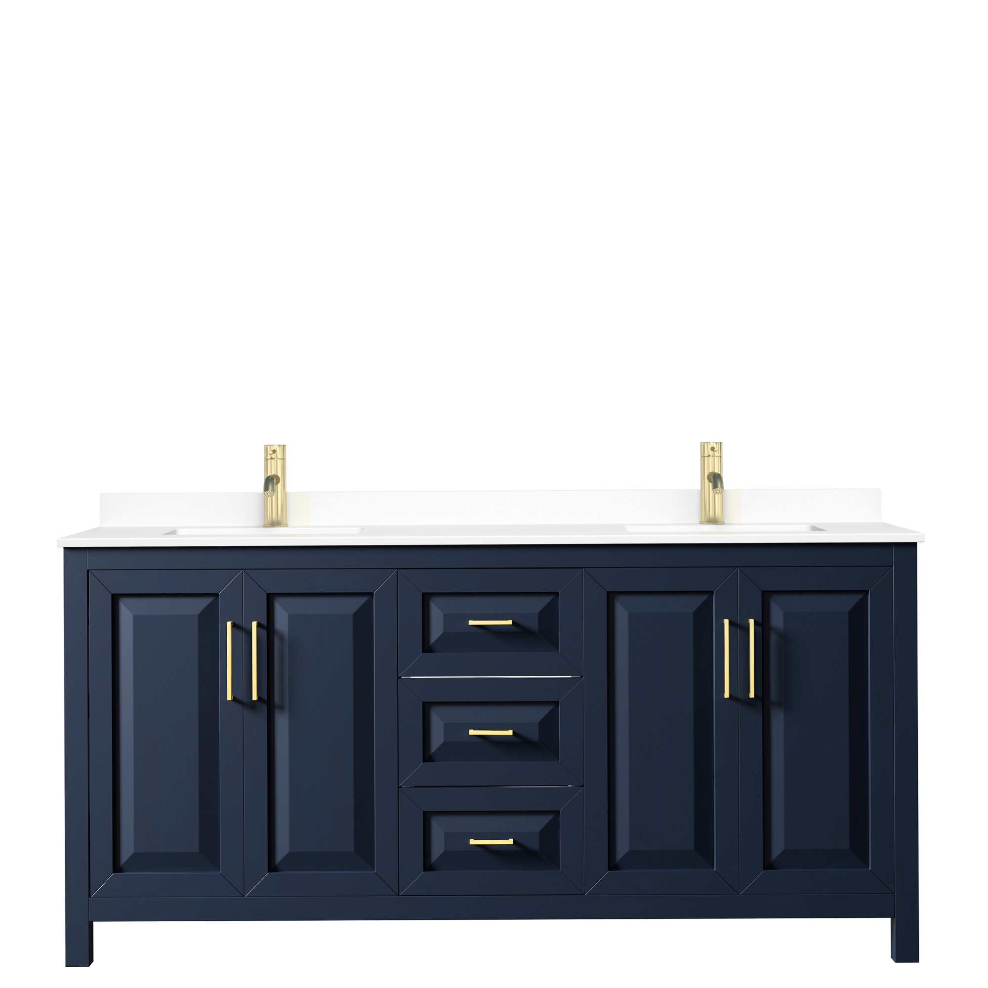 Wyndham Collection WCV252572DBLWCUNSMXX Bath-Vanity-Combo - View #3