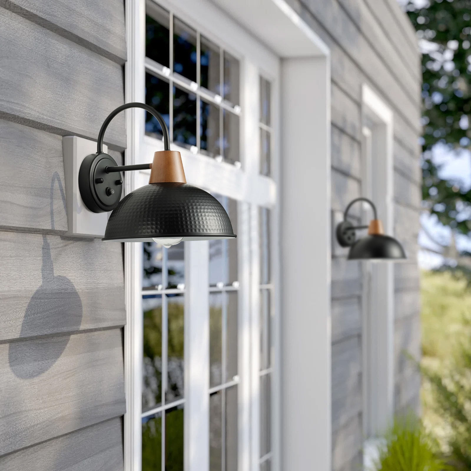 Aiwen JE-W2370-PCBK Outdoor-Wall-Lighting - View #4