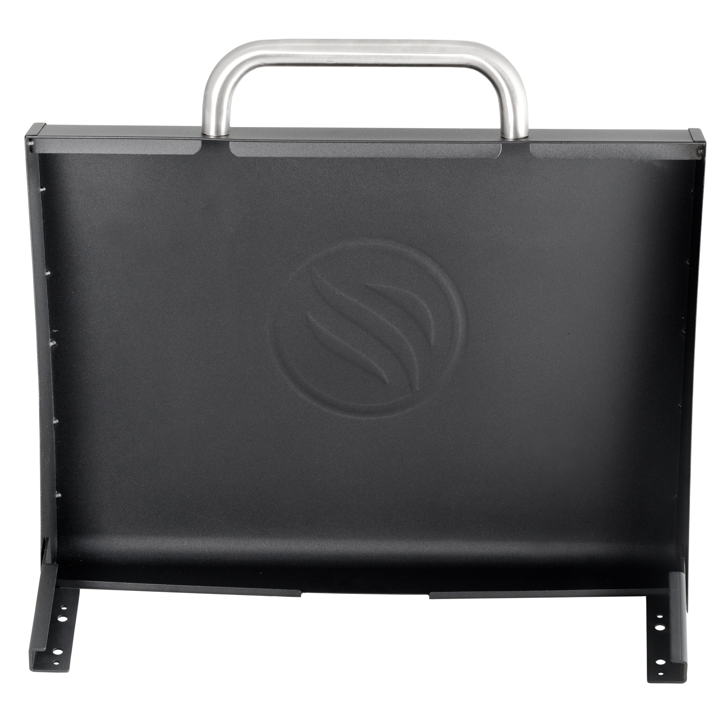 Blackstone 24-in W x 6.5-in H Black Painted Steel Flat Top Grill Cover in  the Grill Covers department at