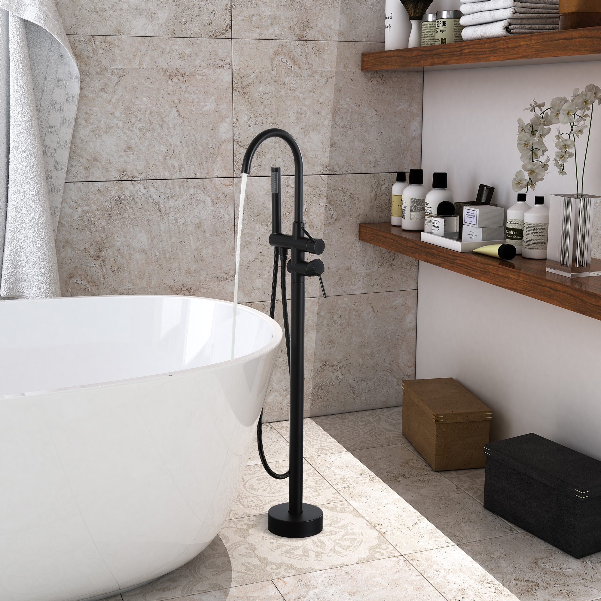 Clihome TC-102BB-BF Roman-Tub-Faucets - View #5