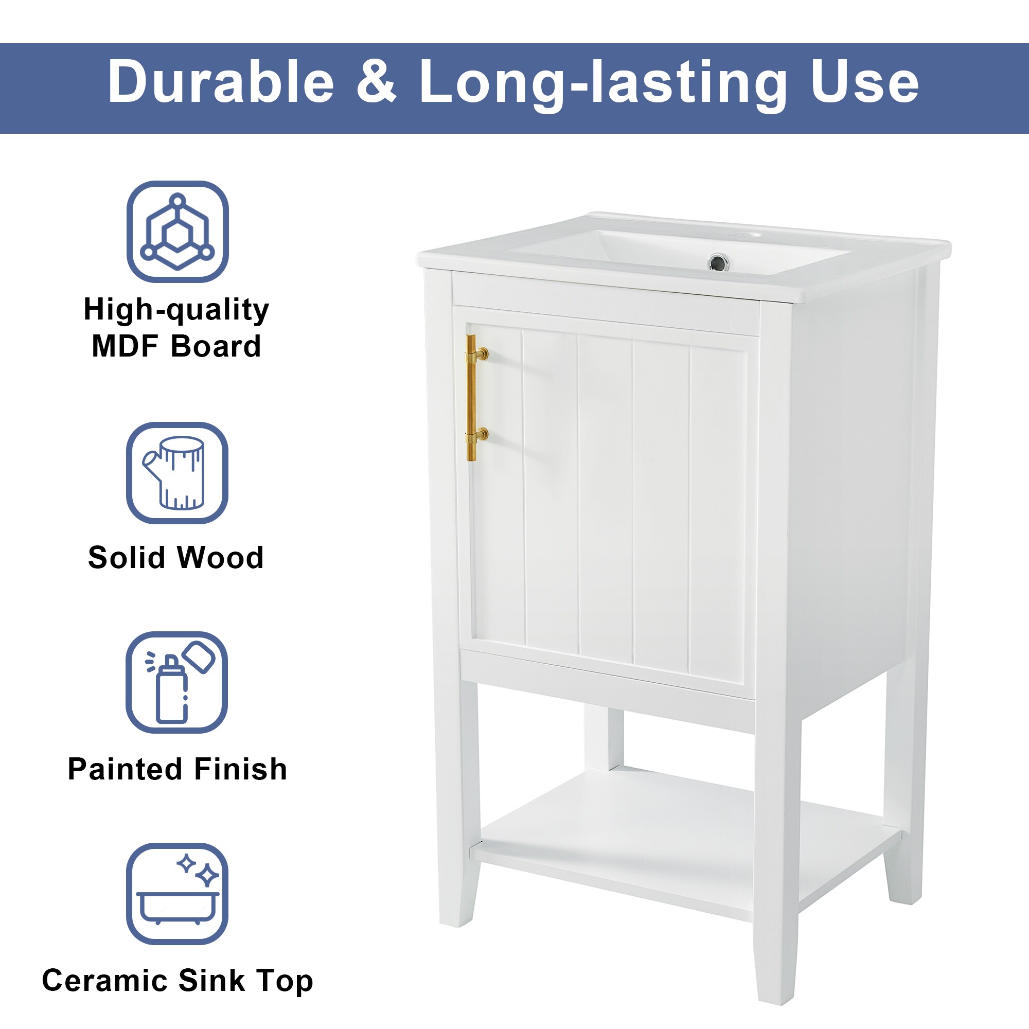 ModernLuxe L3P-WF308492AAK Bath-Vanity-Combo - View #5