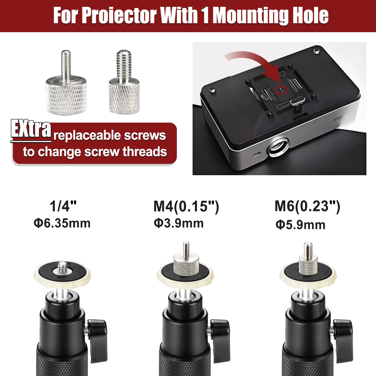 Adrinfly LAD0728D028 Projector-Mounts - View #3
