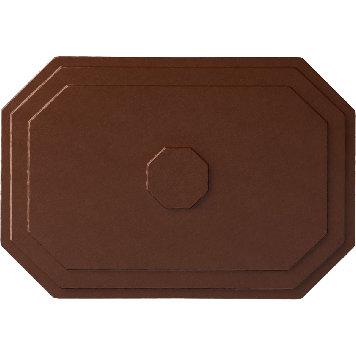 Ekena Millwork CM25FECPS Felix 25.25-in W x 17.25-in L Painted Copper Penny Polyurethane Whole Ceiling Medallion