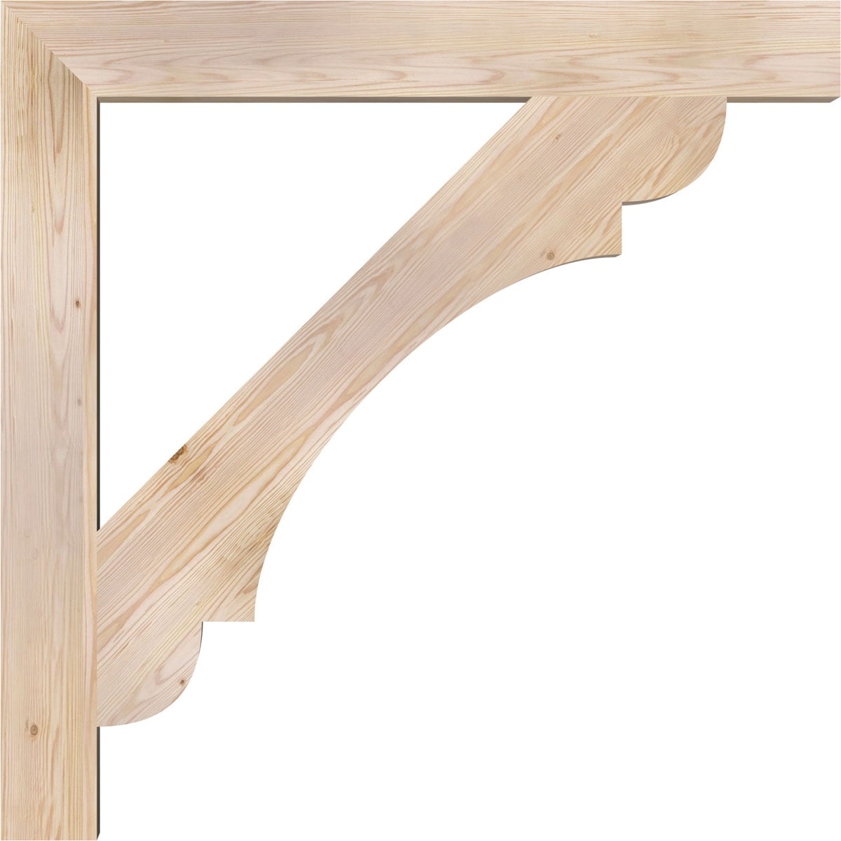 Ekena Millwork BKT06X48X48OLY05SDF Exterior-Brackets-Braces - View #3
