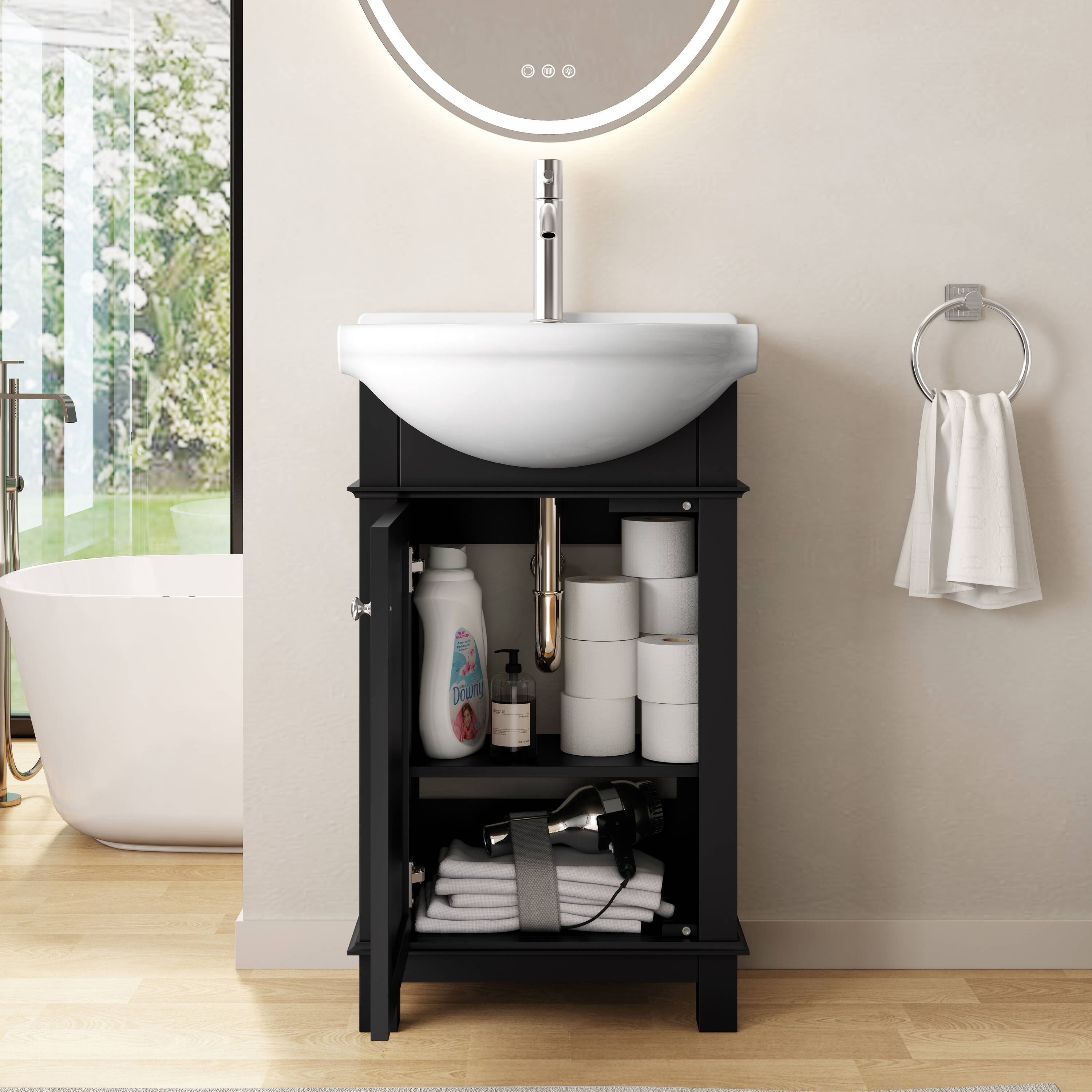 TJAmerican TJ03-06V2017BLK Bath-Vanity-Combo - View #3