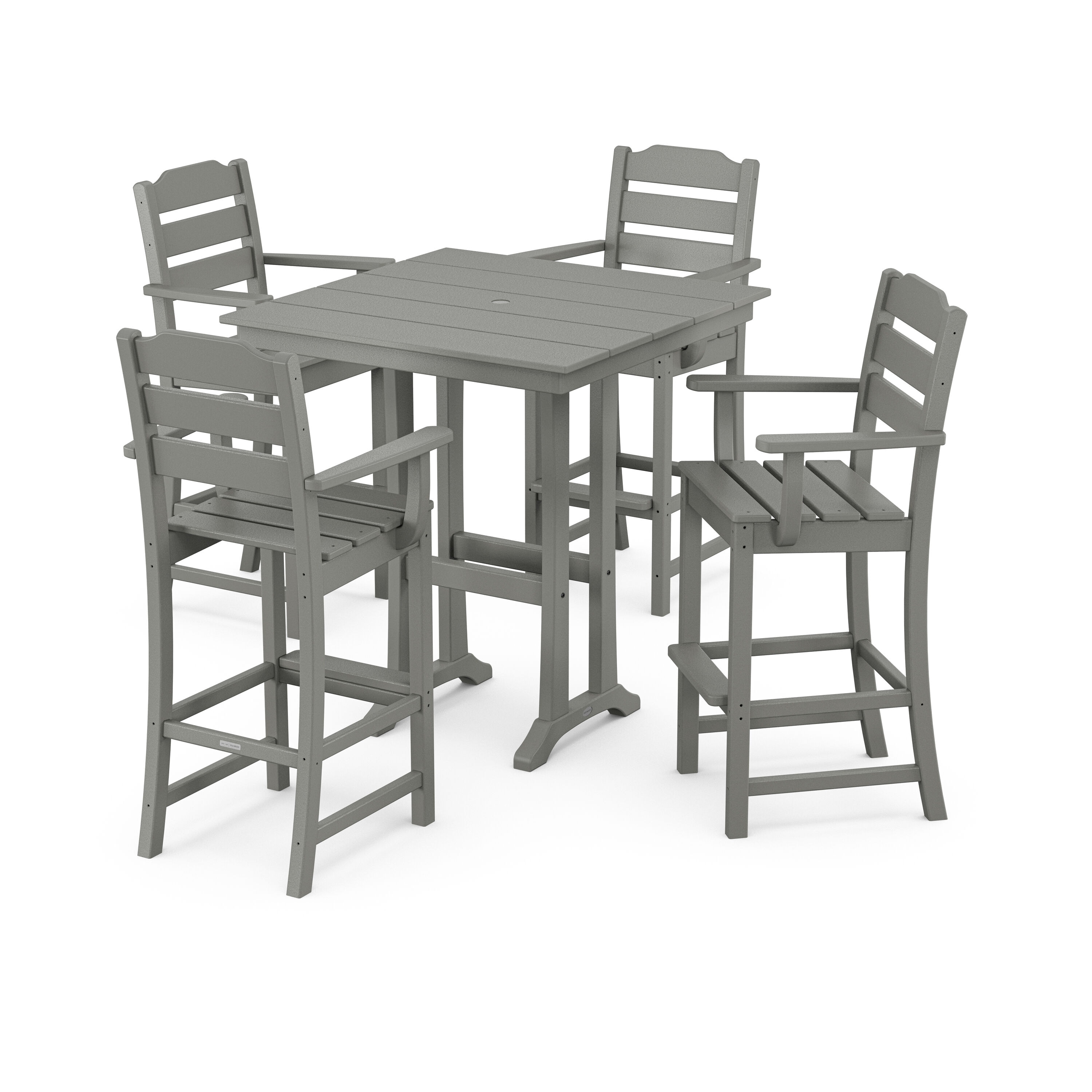 POLYWOOD PWS2539-1-GY Patio-Dining-Sets - View #2