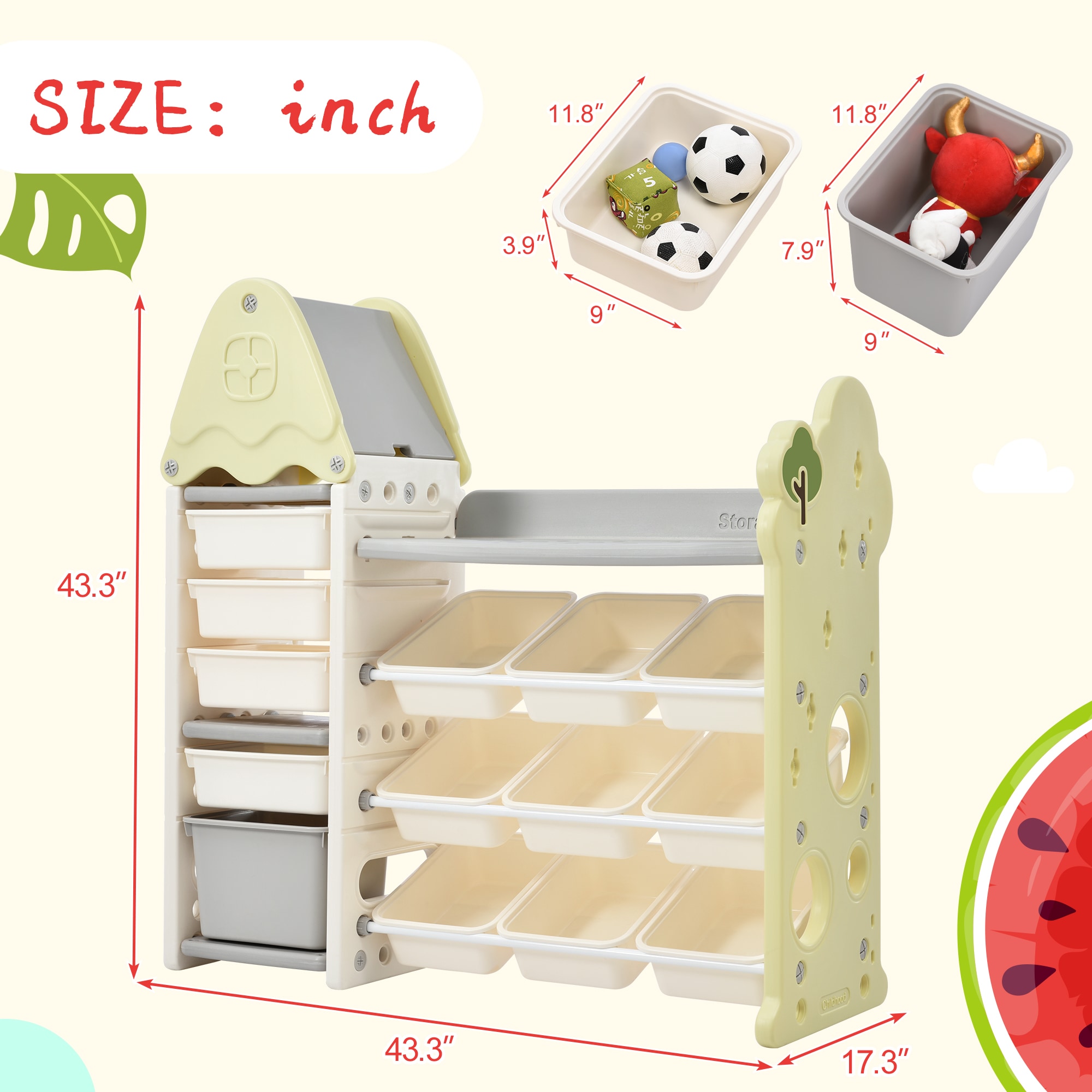 Tatayosi T106AAF Kids-Bookcases - View #3