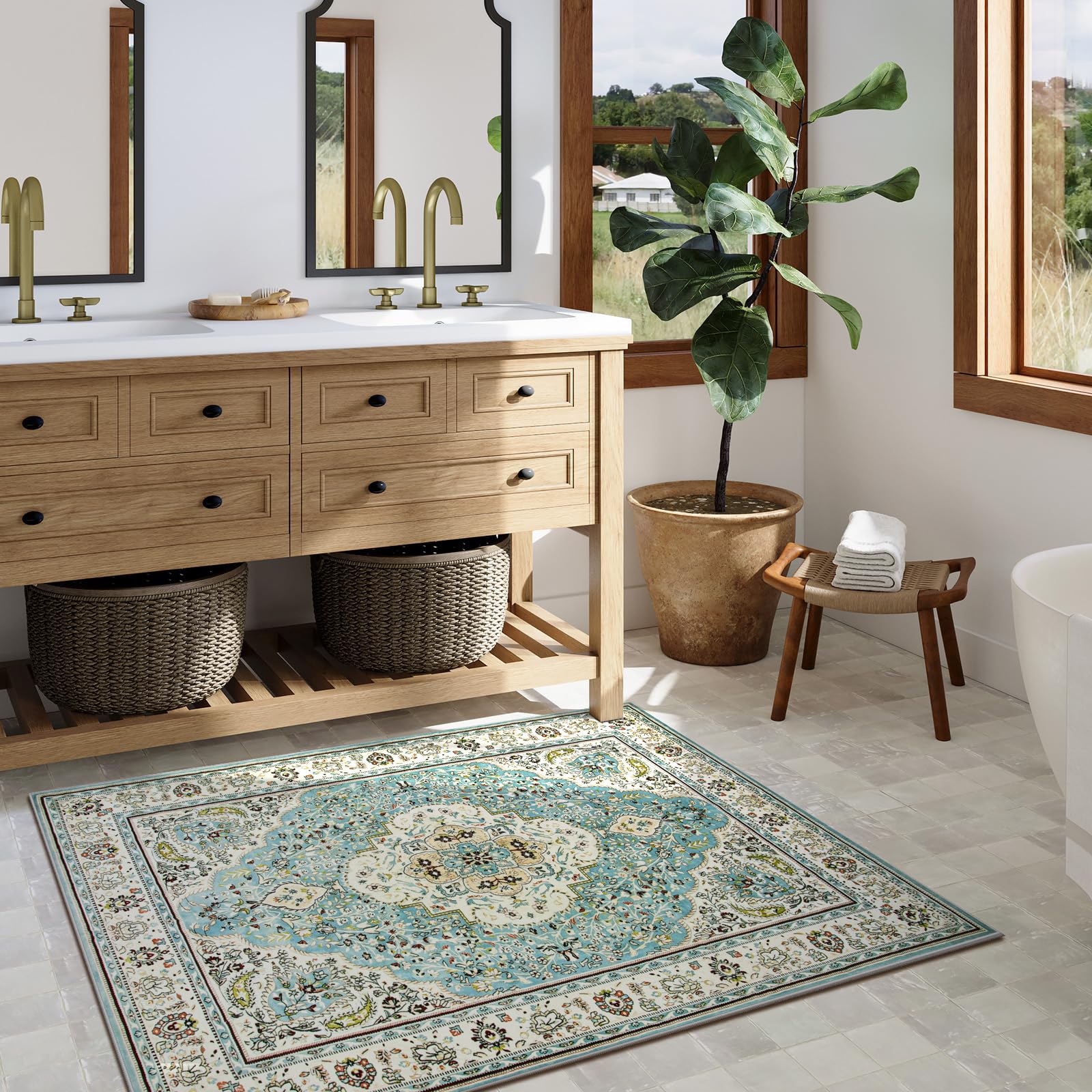 Lahome AR-DYR-011-BL4 rugs - View #8