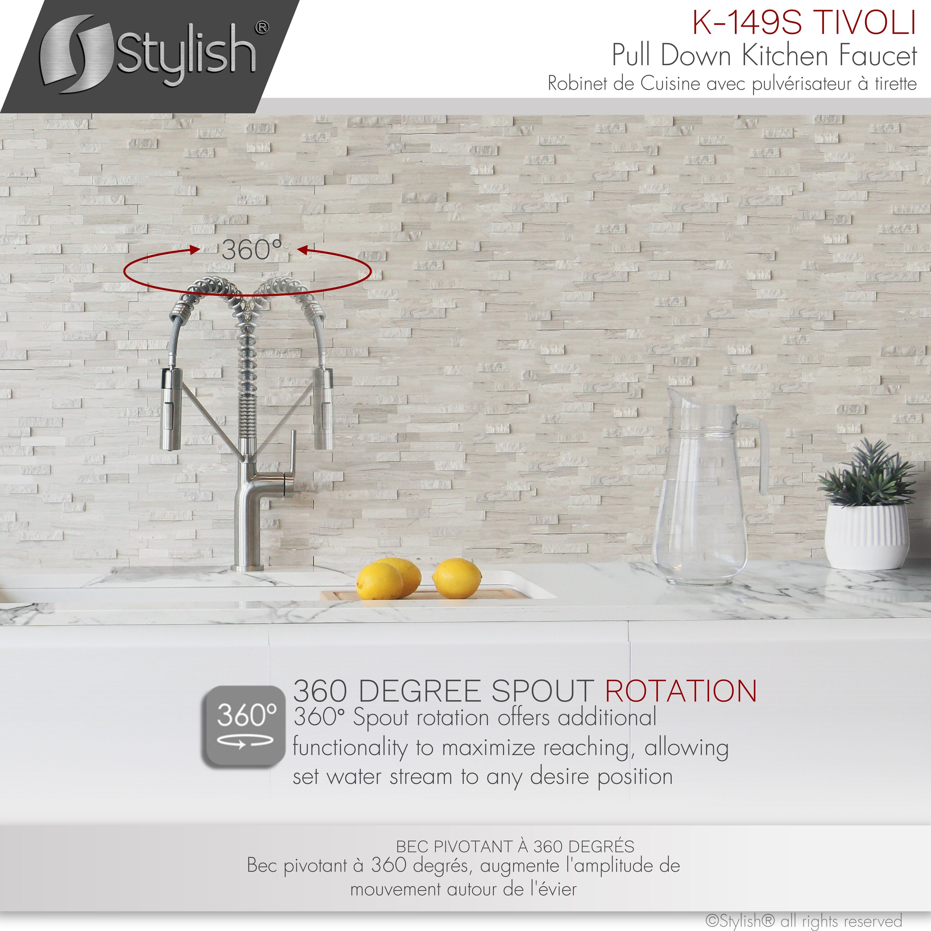 Stylish K-149S Kitchen-Faucets - View #3