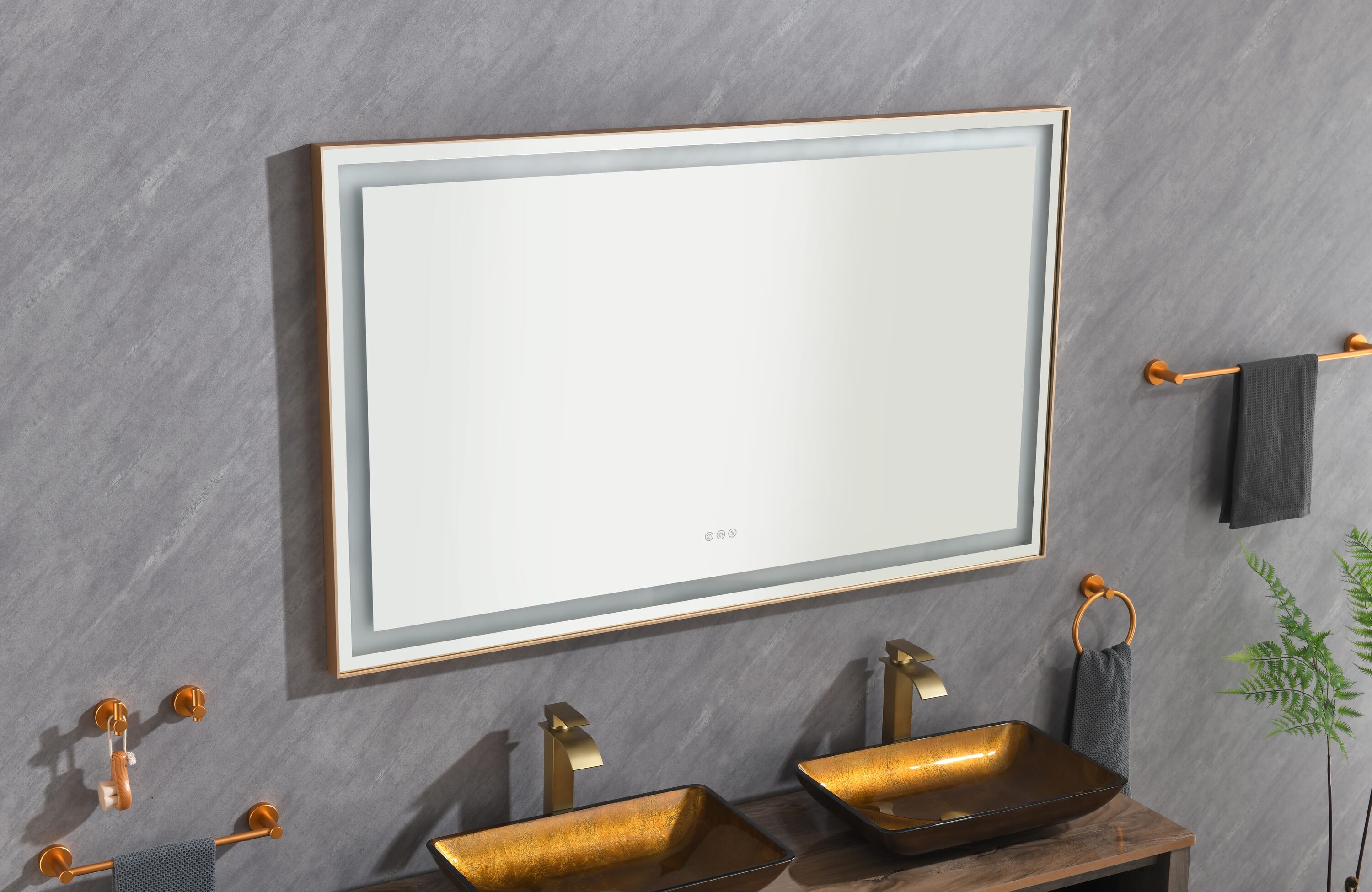 Vacolite KP-960BG Framed-Bath-Mirrors - View #2