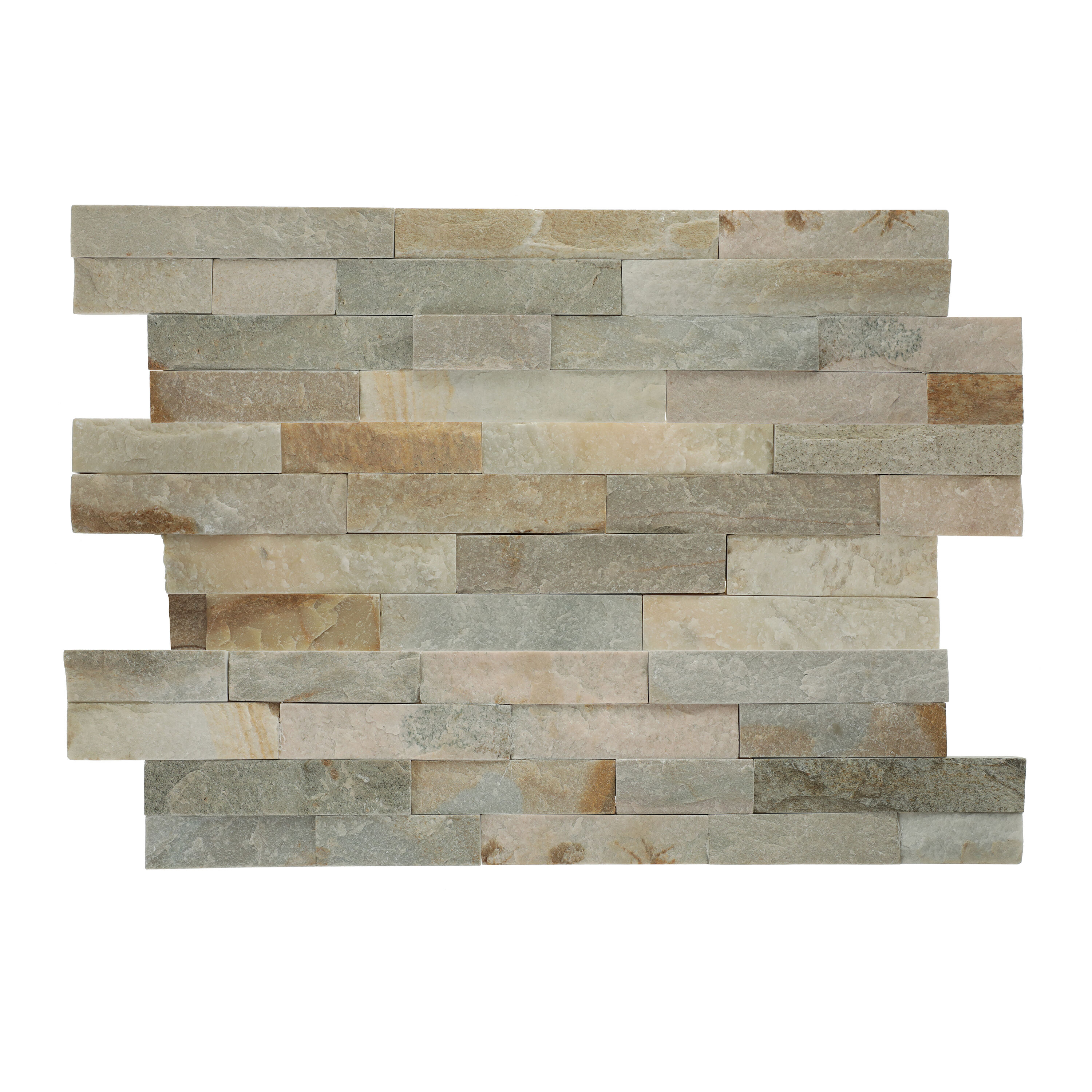 American Olean DS63624PANEL1P 24-in x 6-in Drakestone 1 Square feet Golden River Stone veneer