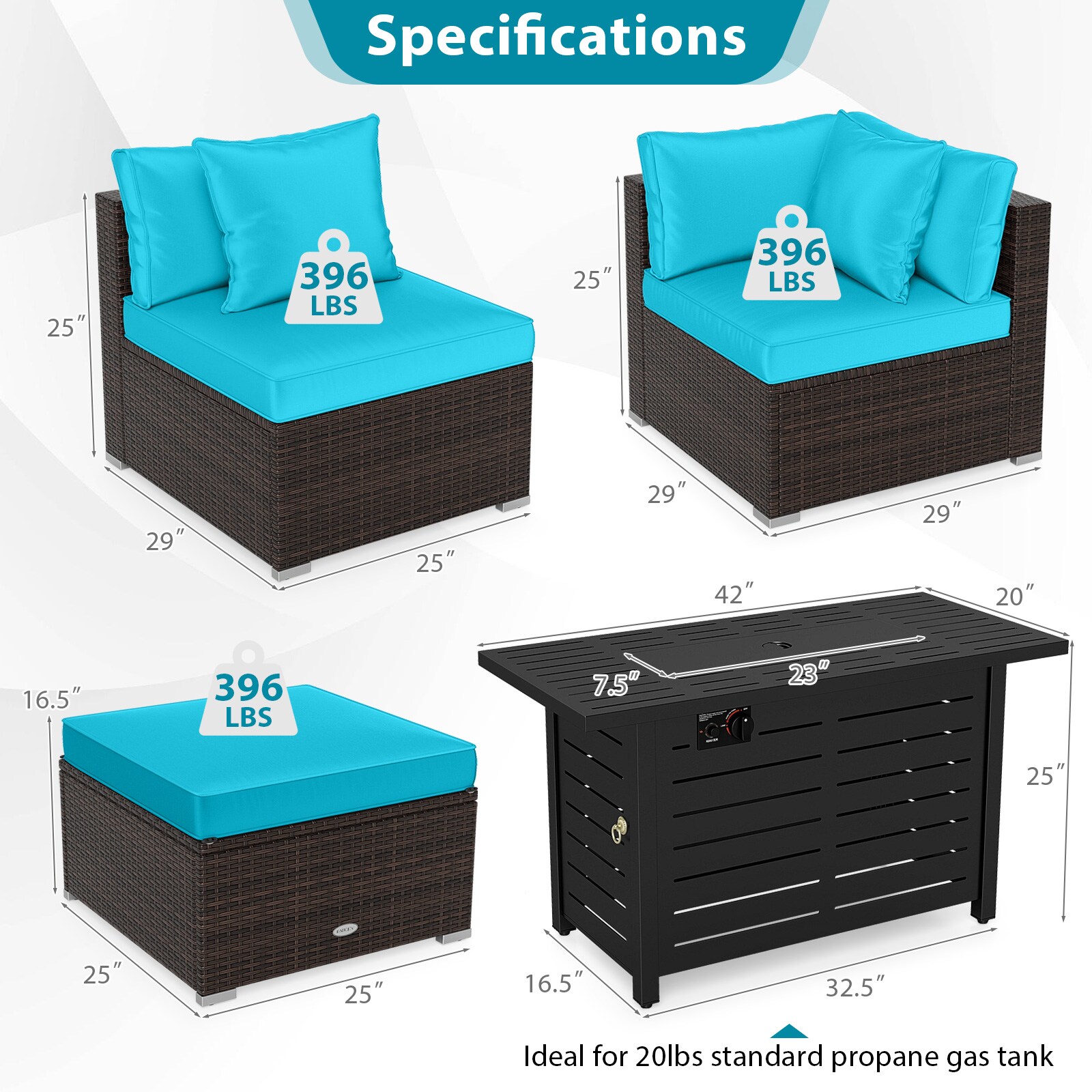 Volenca VOL-IARVFH Patio-Sofas-Daybeds - View #3
