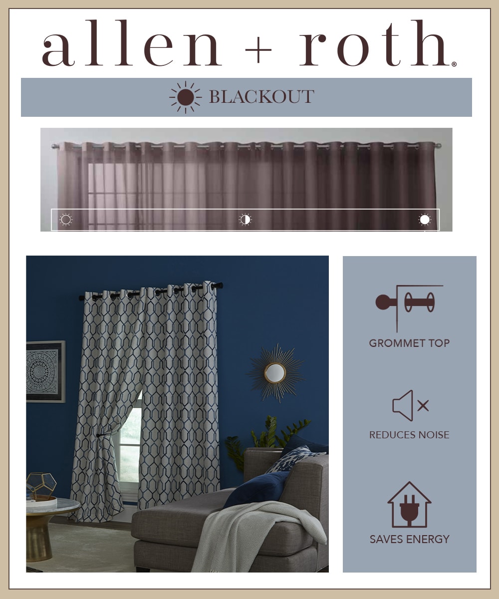 allen + roth X755  .55495ZBG curtains - View #6