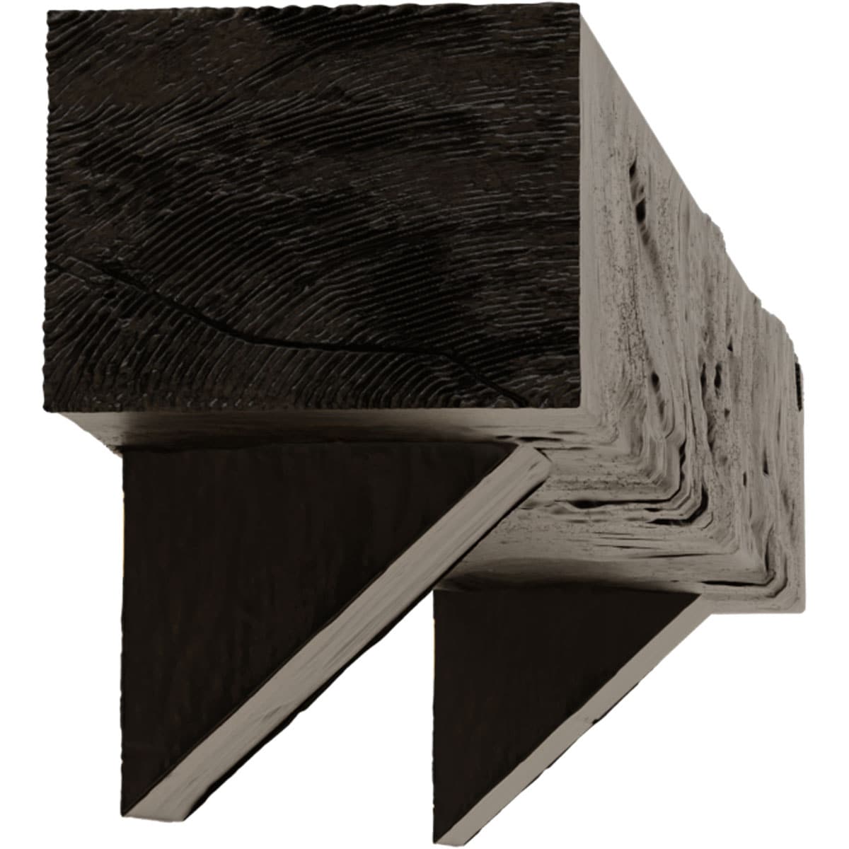 Ekena Millwork MANUHH06X10X72BKZW Mantel-Shelves - View #4