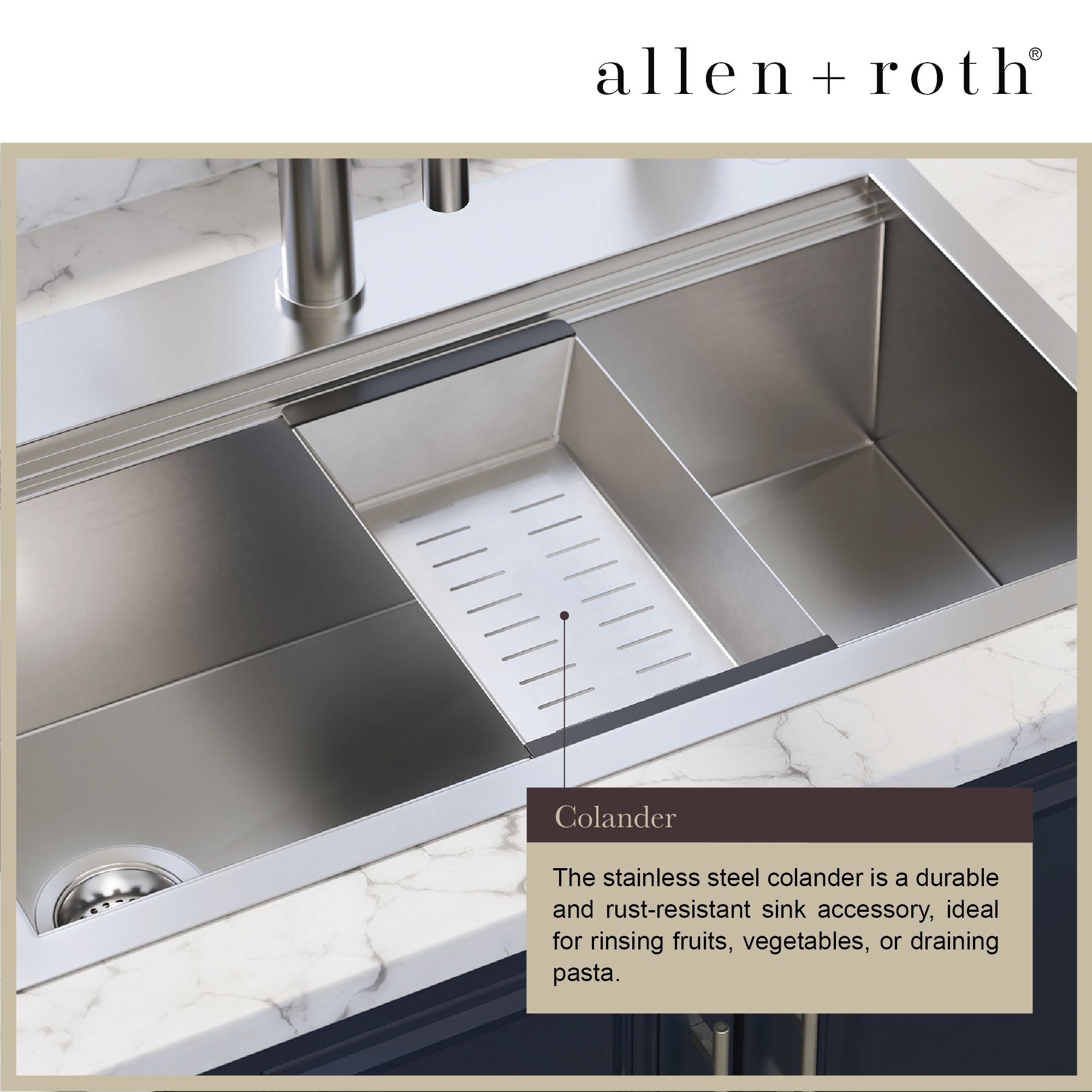 allen + roth FSD2Z3322C19-LF Kitchen-Sinks - View #6